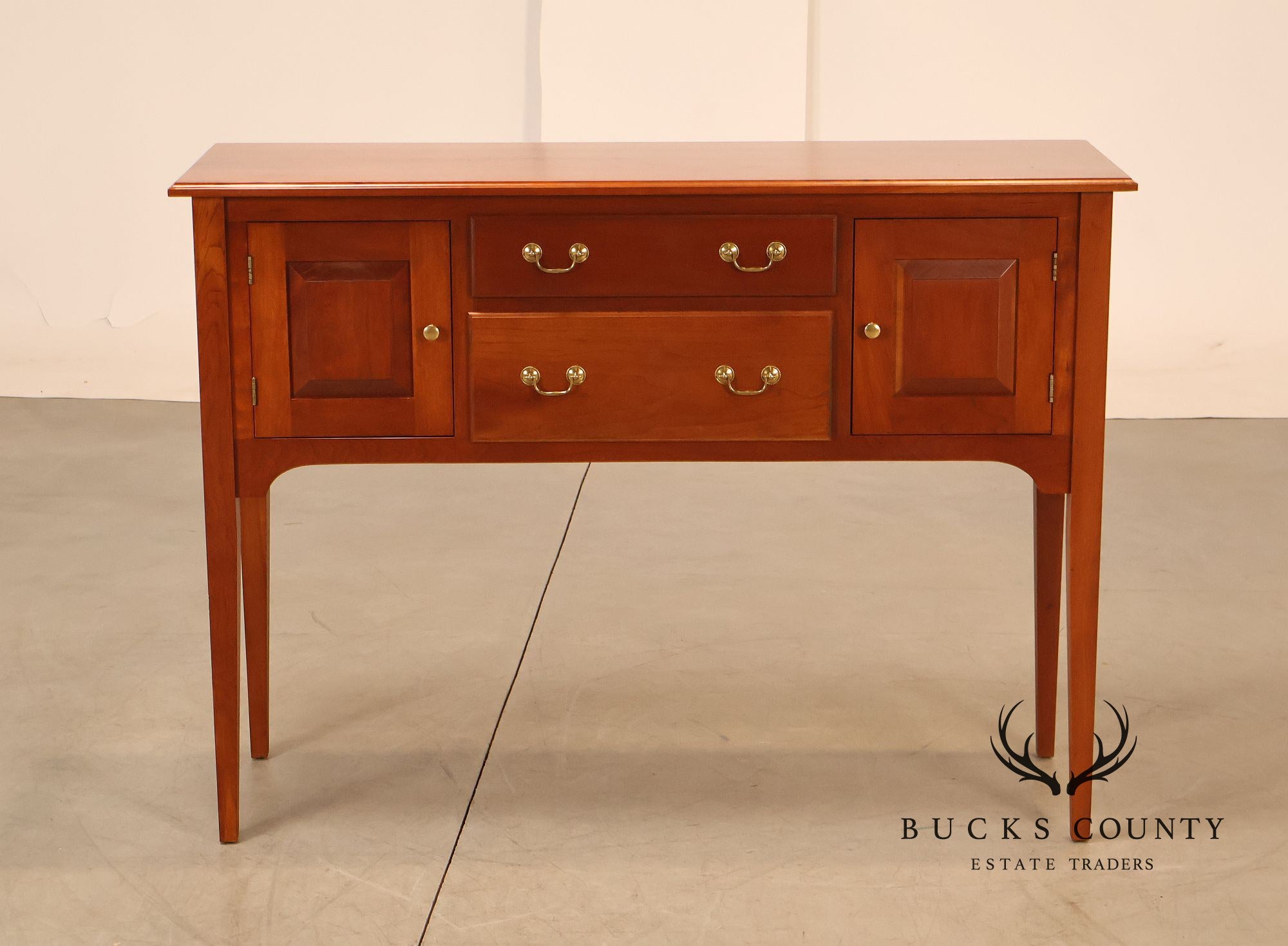 Tom Seely Hepplewhite Style Cherry Sideboard
