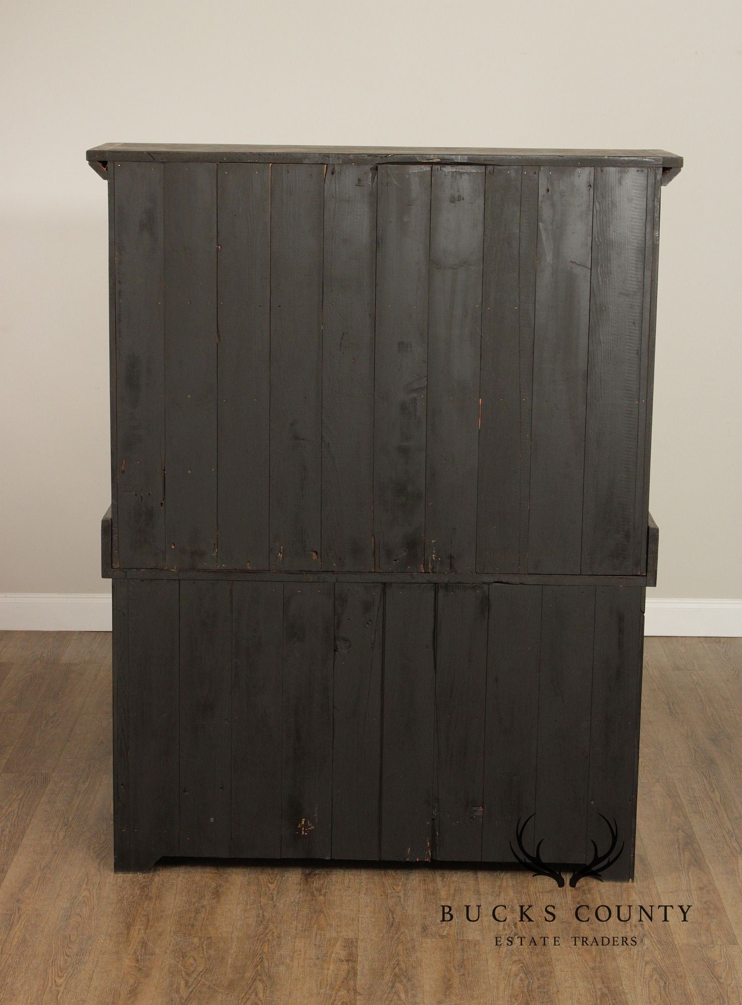 Hand Crafted Primitive Farmhouse Painted Dry Sink Hutch