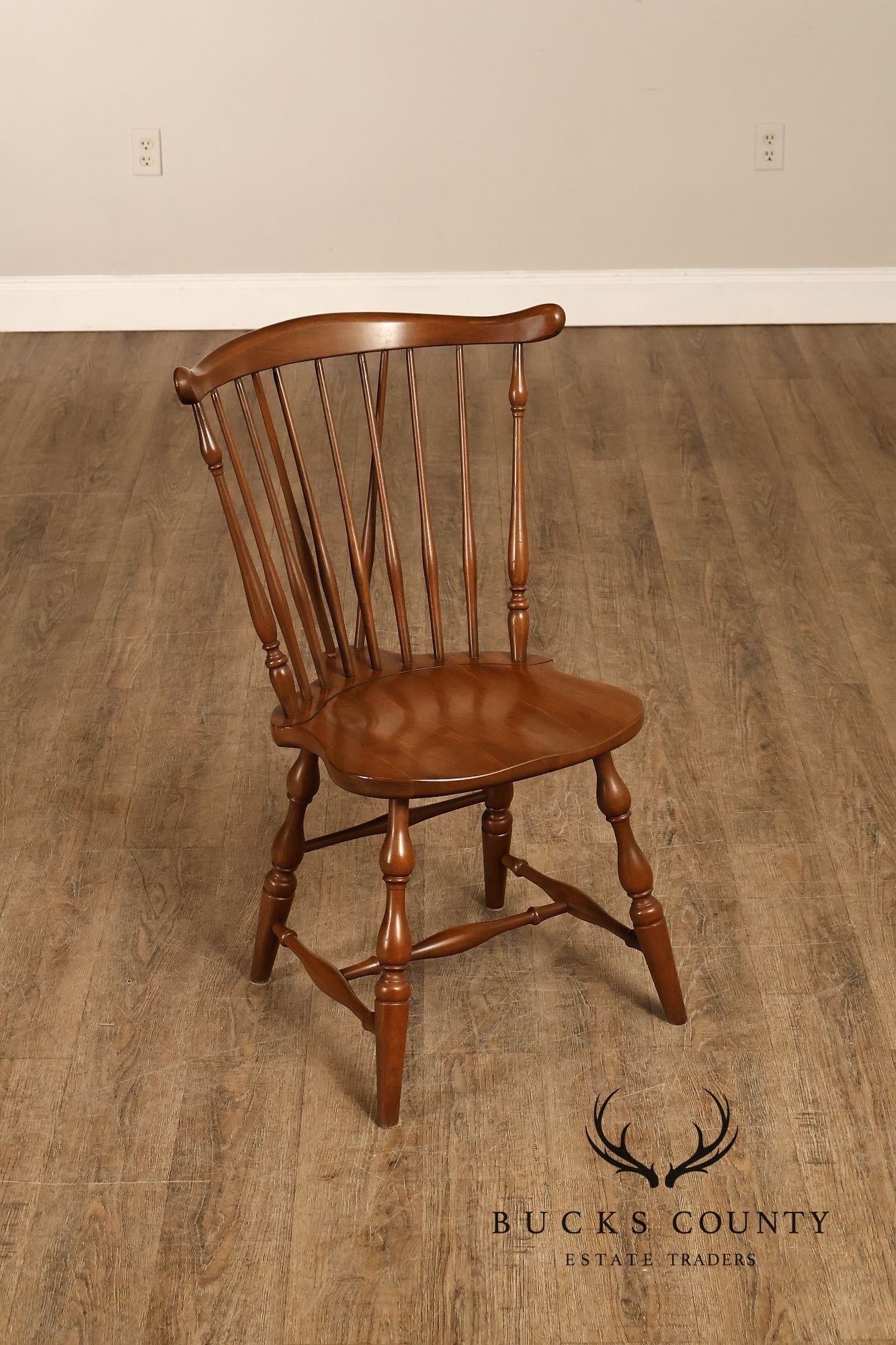 Pennsylvania House Vintage Set of Three Cherry Windsor Chairs