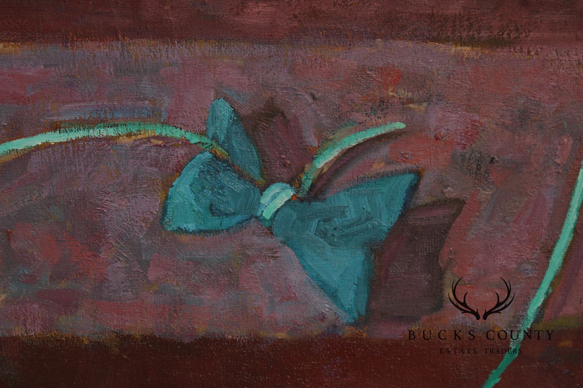 Robert Finch Oil Painting, Girl Under Fern