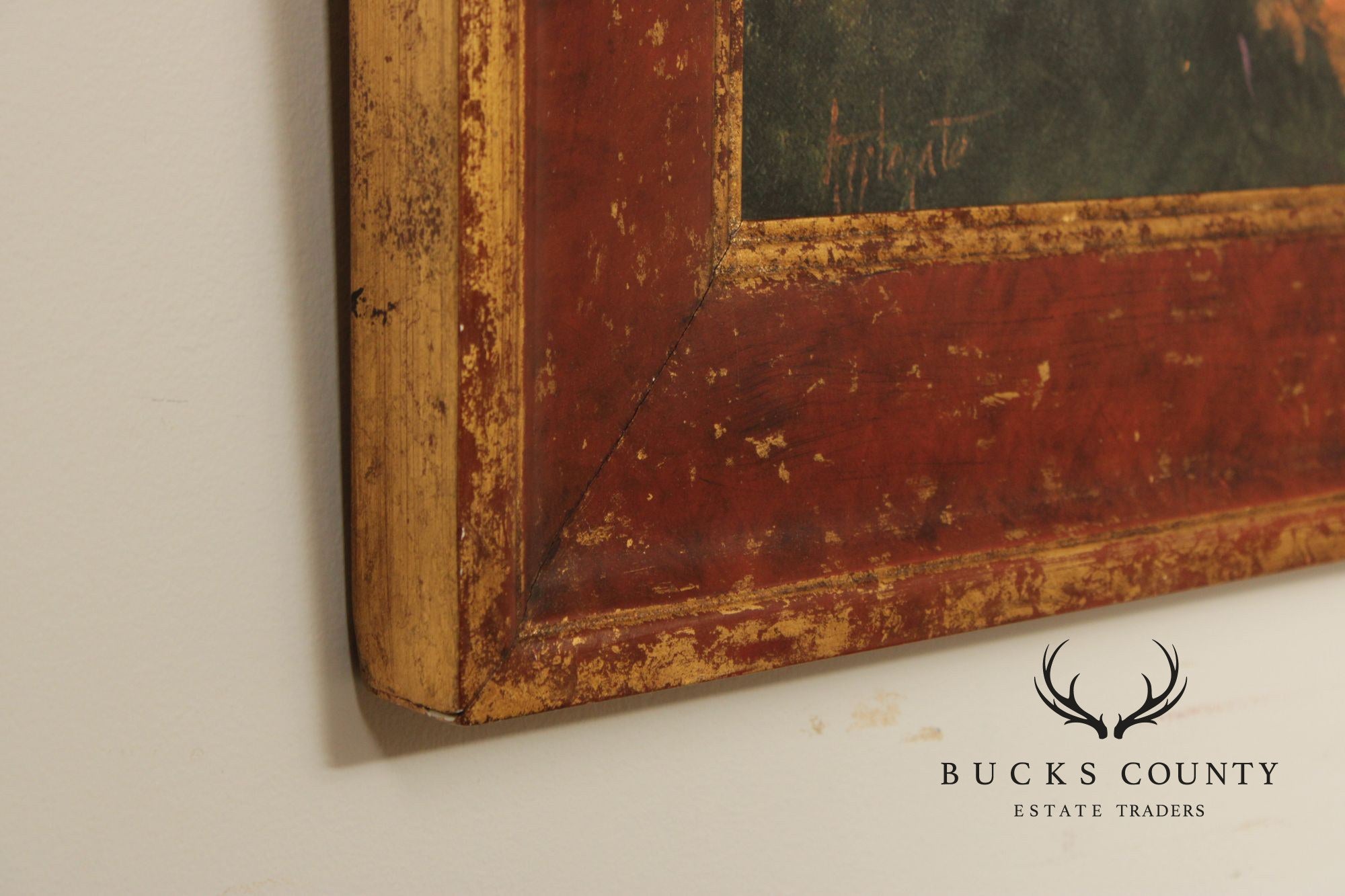 Barbara Applegate Impressionist Style Framed Print on Board, 'On Sea Street'