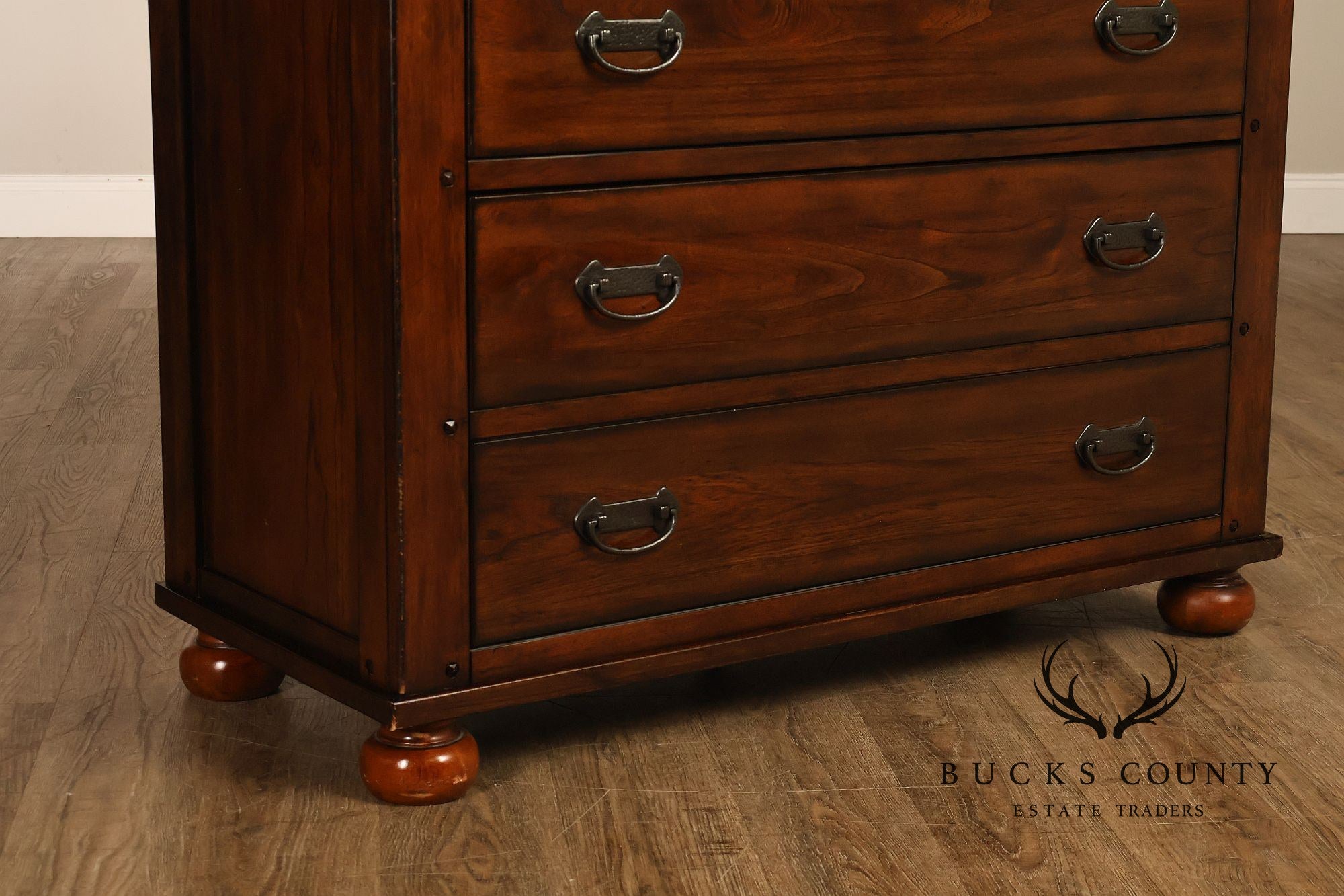 Mission Style Media Chest With Open Storage