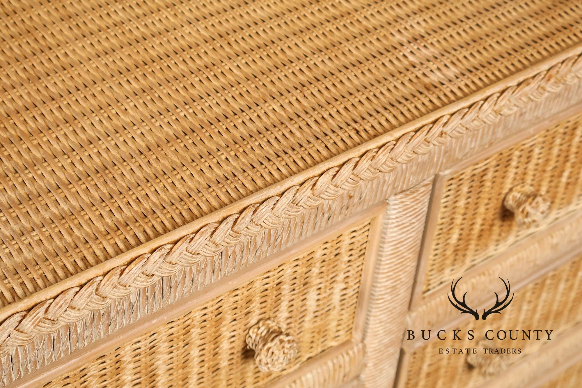 Lexington Henry Link Wicker Double Dresser