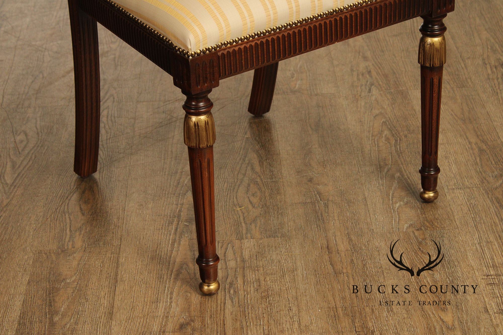 Italian Neoclassical Style Pair of Side Chairs