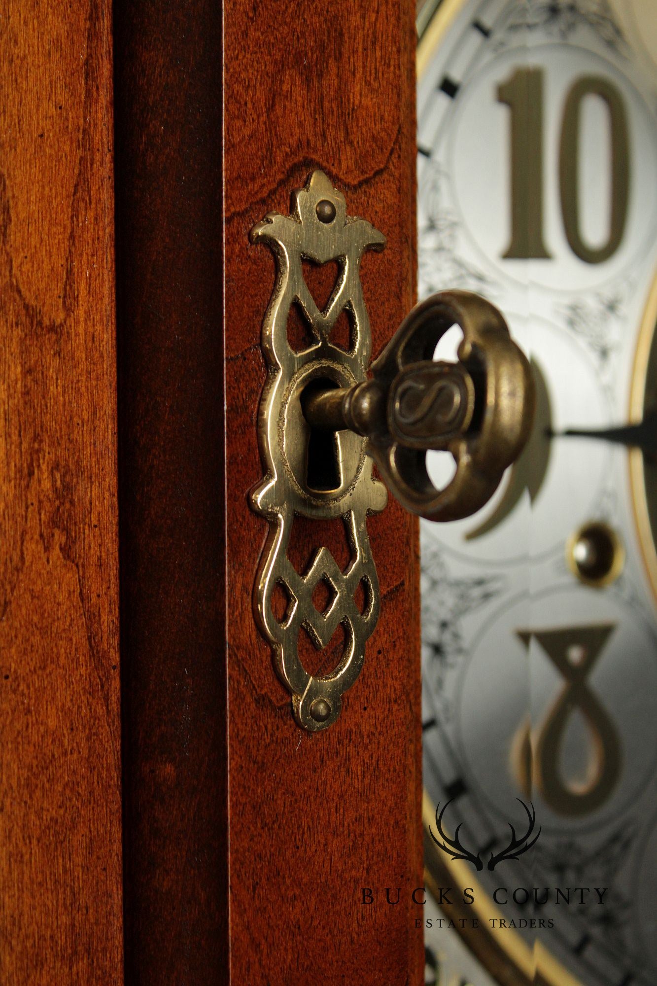 Sligh Georgian Style Mahogany 'Wilton' Grandfather Clock