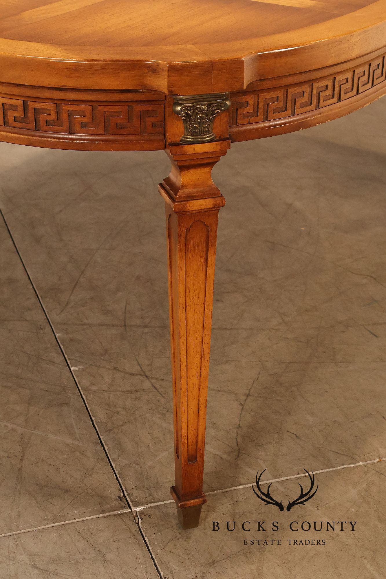Daniel Jones Inc. Neoclassical Style Expandable Dining Table