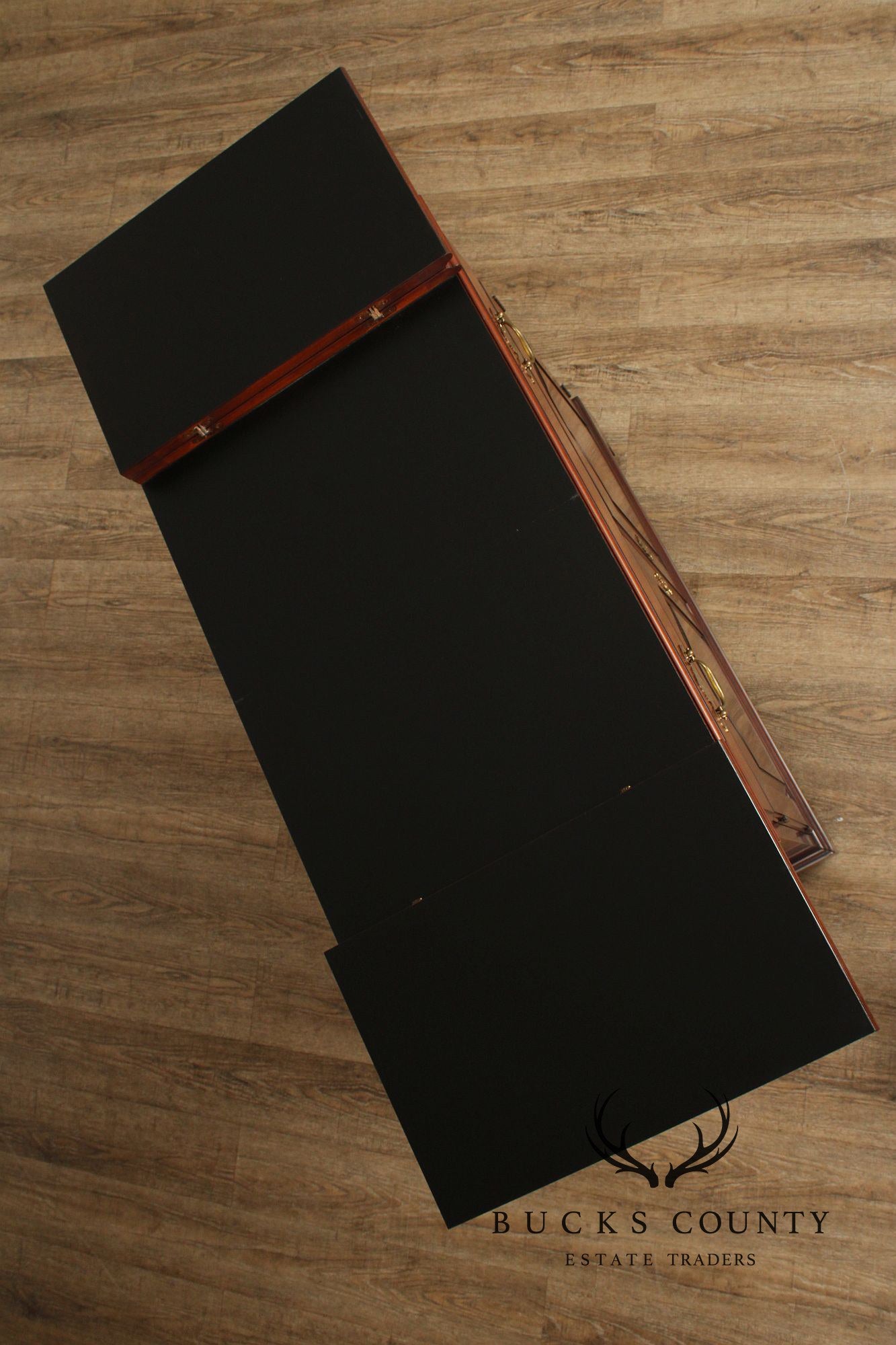 Henkel Harris Chippendale Style Cherry Flip-Top Server Bar Cart