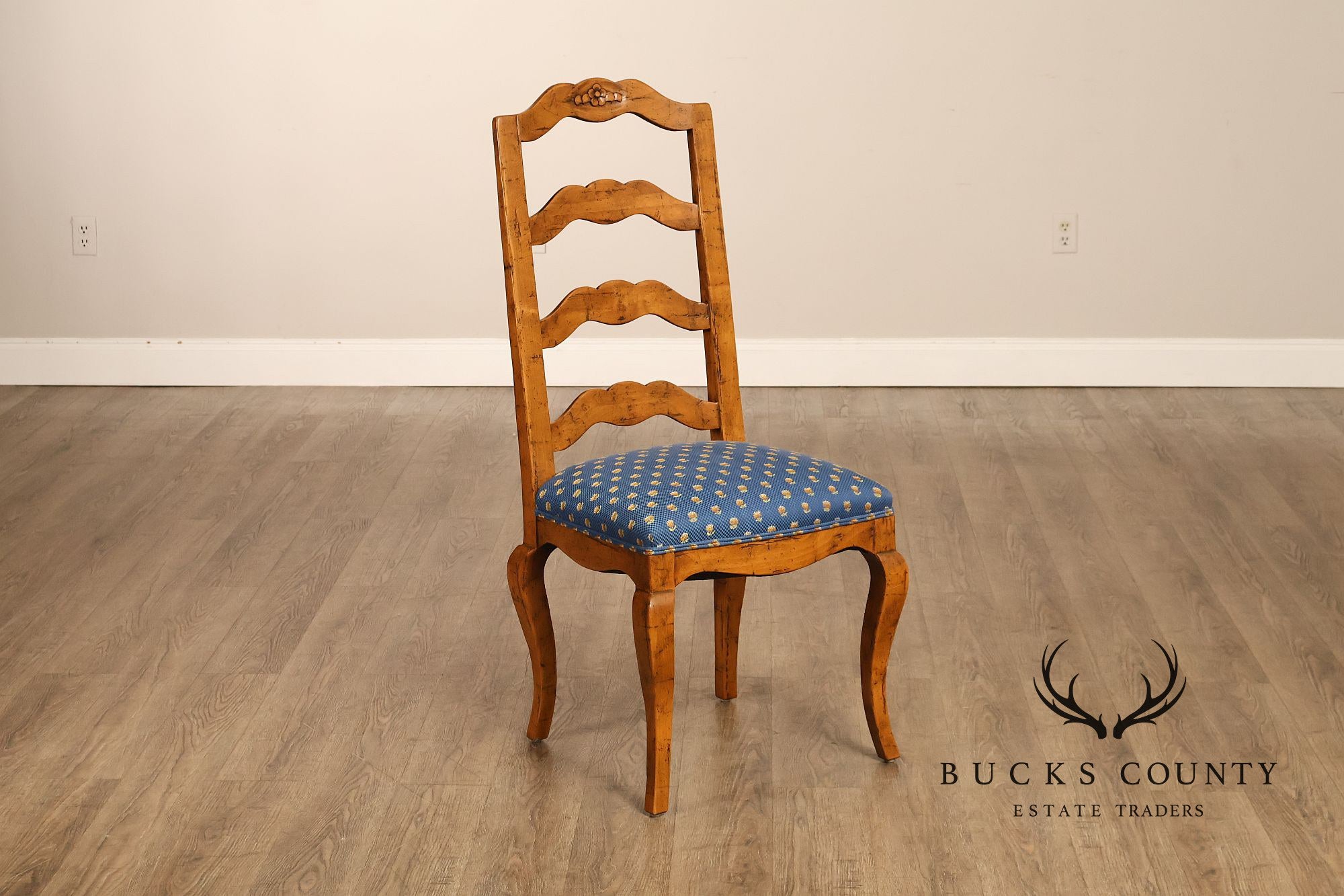 Guy Chaddock Set Of Twelve Basque Hickory Ladder Back Dining Chairs