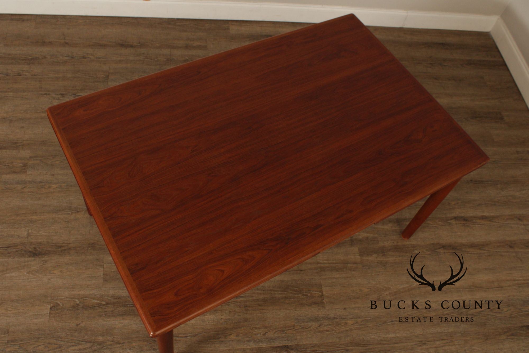 AM Mobler 1960s Danish Modern Teak Refectory Dining Table