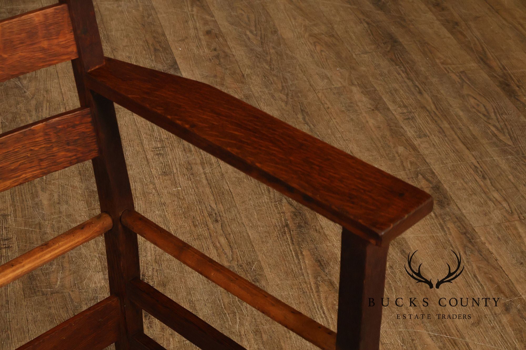 Gustav Stickley Antique Mission Oak Armchair