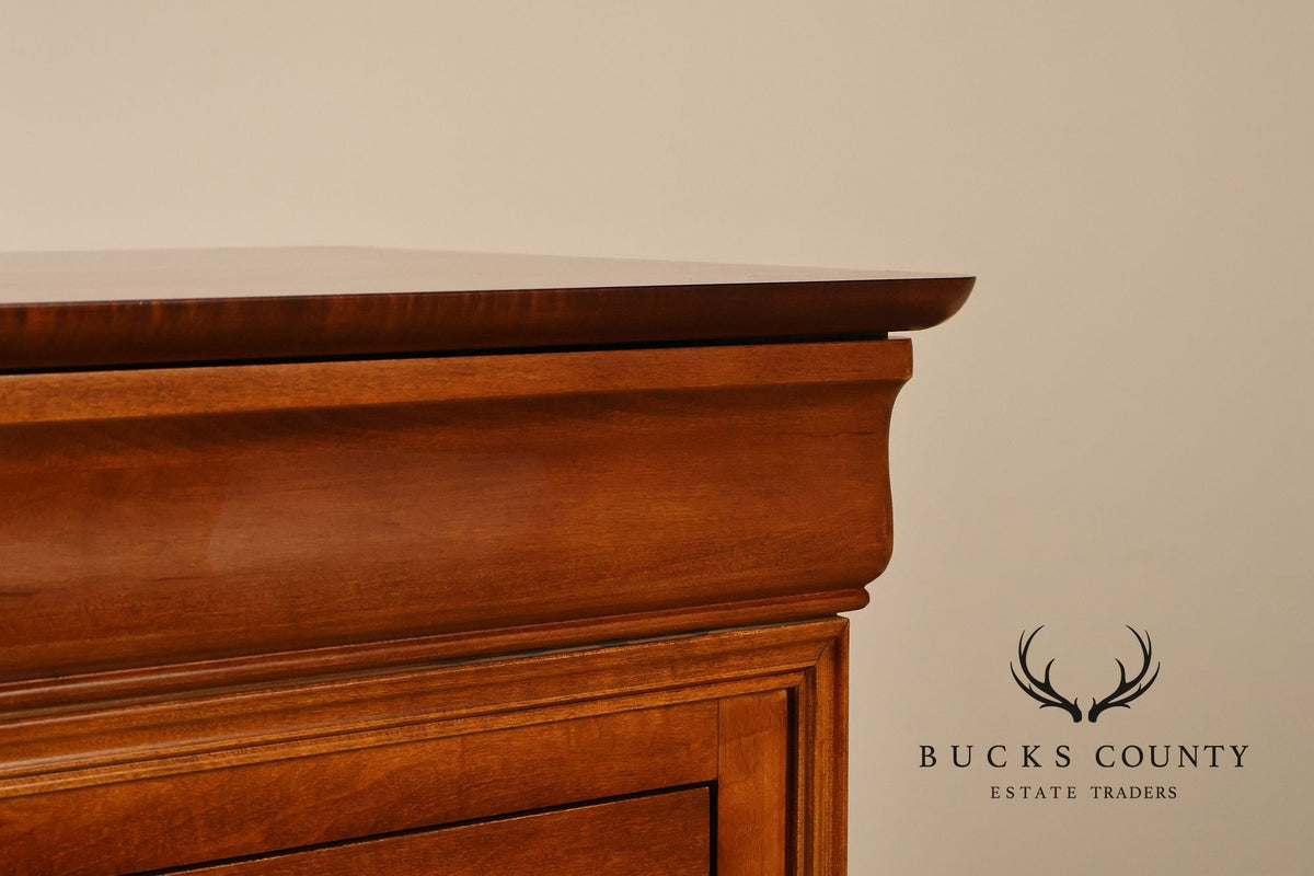 Shermag Louis Philippe Style Cherry Tall Chest