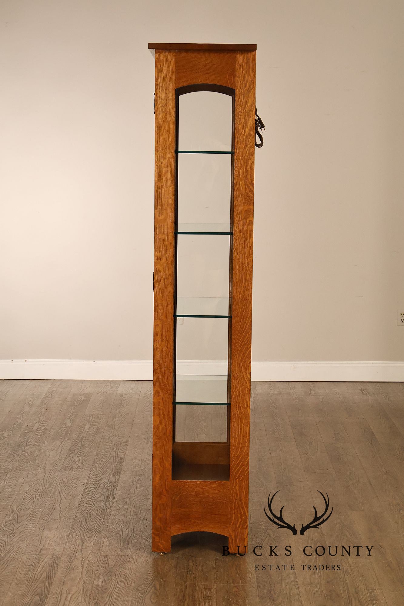 Stickley Mission Collection Oak Display Cabinet