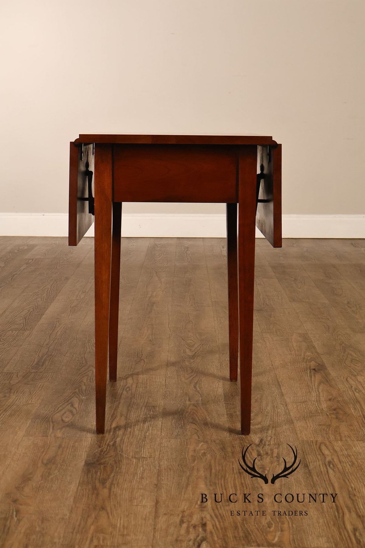 Federal Style Pair of Cherry Pembroke Side Tables