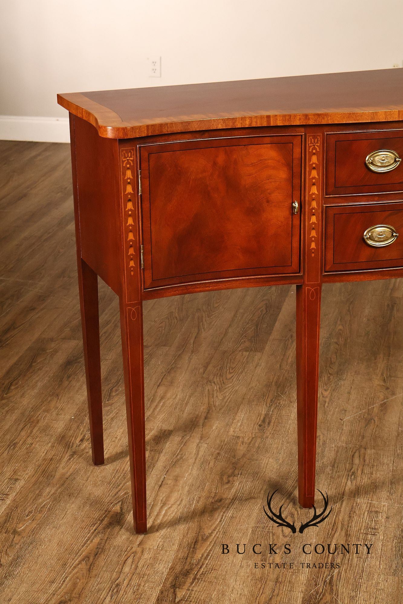 Ethan Allen Hepplewhite Style Mahogany Sideboard