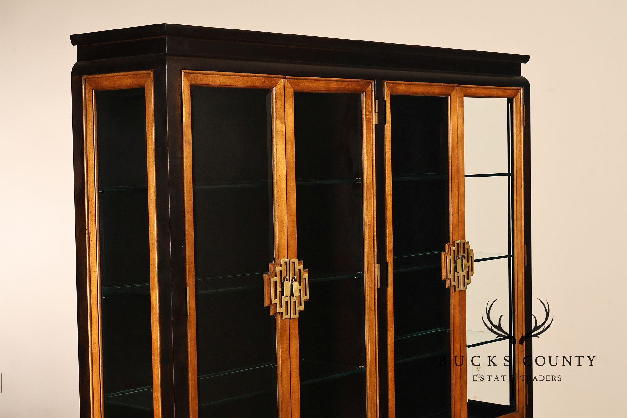 Century Furniture 'Chin Hua' Two Piece China Cabinet