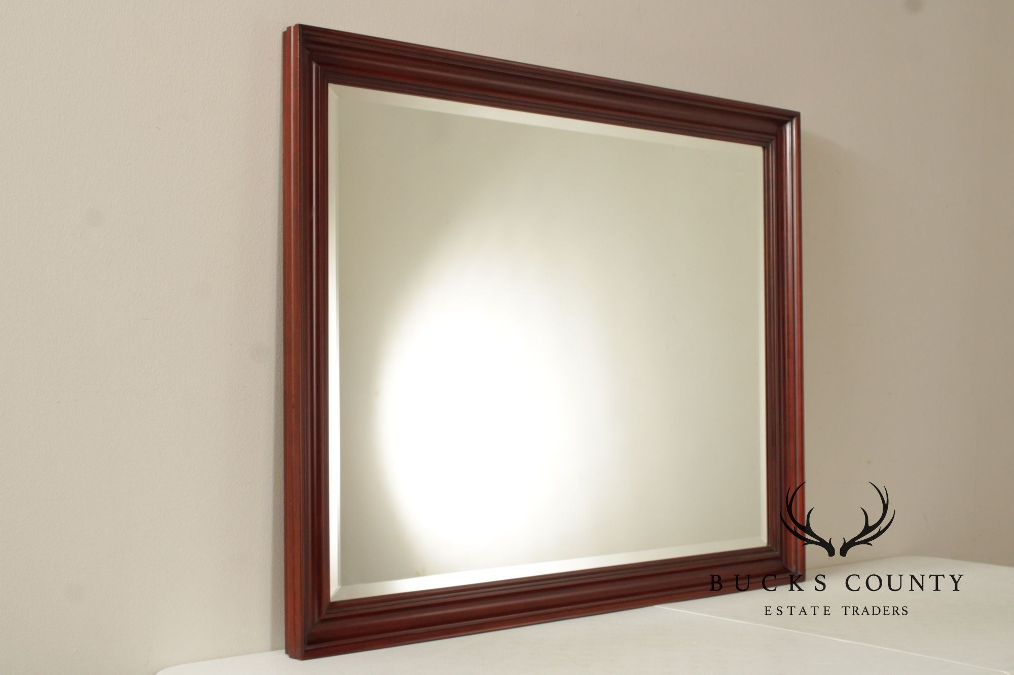 Henkel Harris Rectangular Cherry Wall Mirror