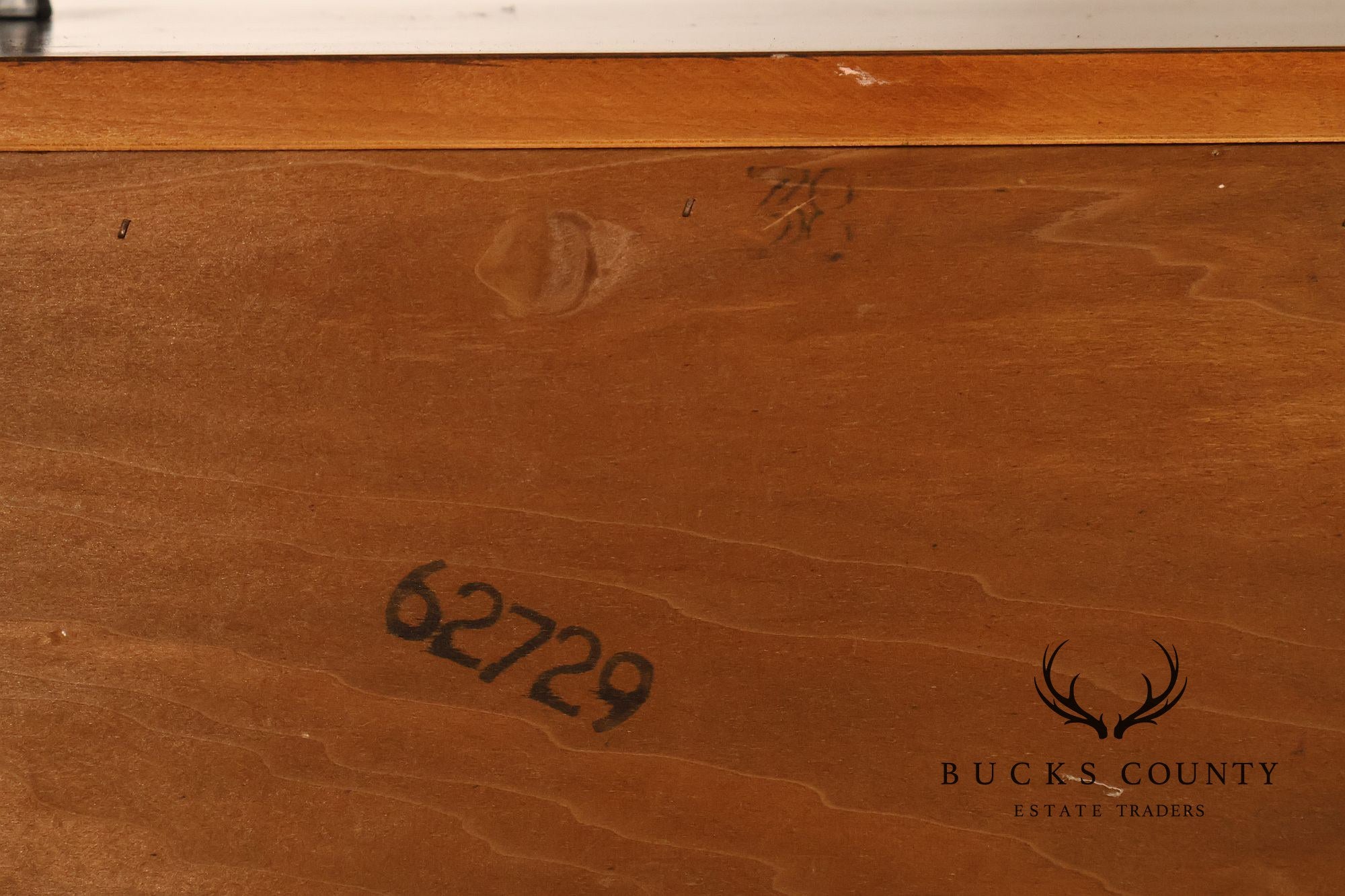 Stanley Mid Century Modern Walnut & Rosewood Inlaid Wall Unit Credenza