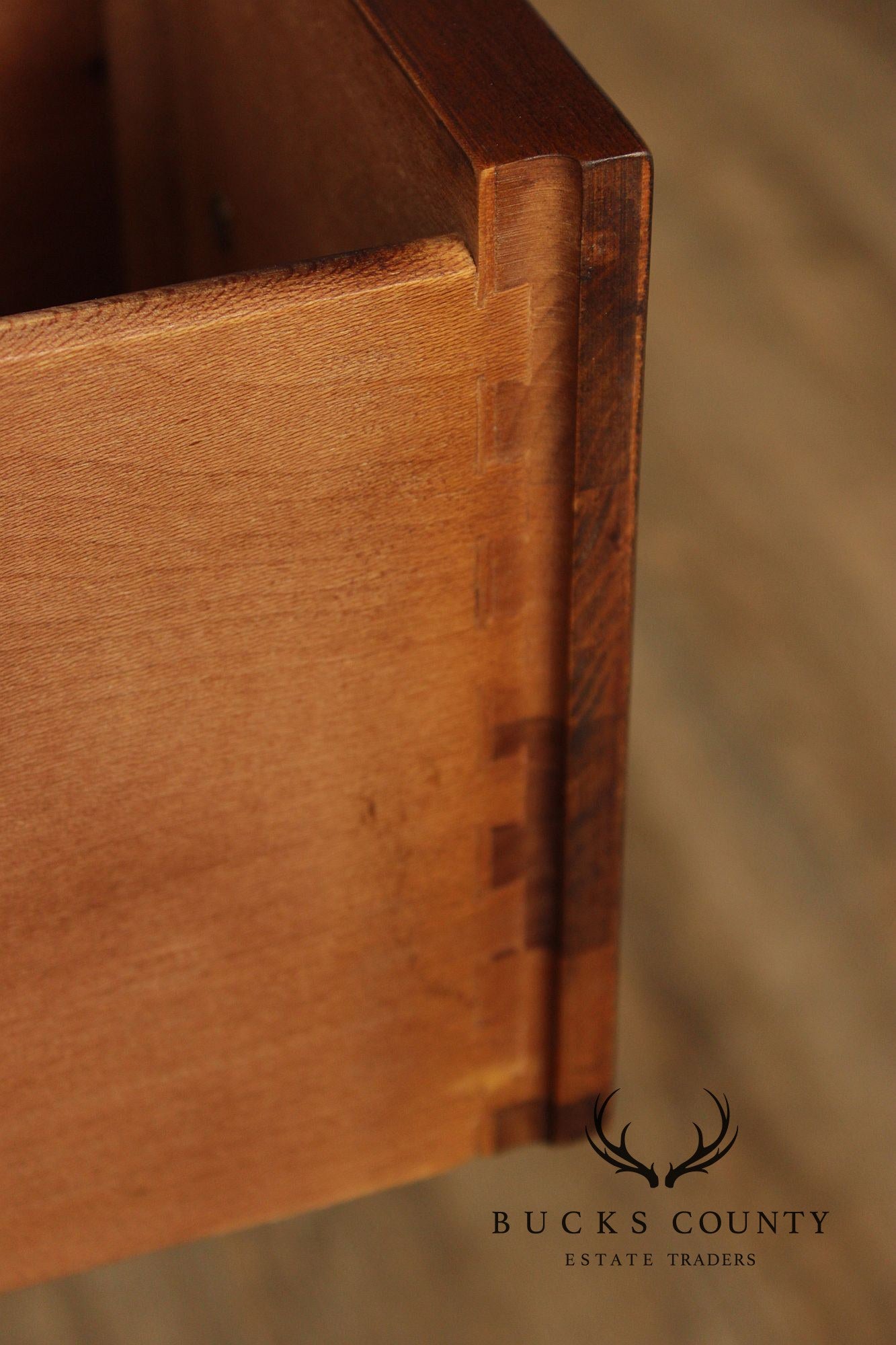 Henredon Chinoiserie Style Mahogany Triple Dresser