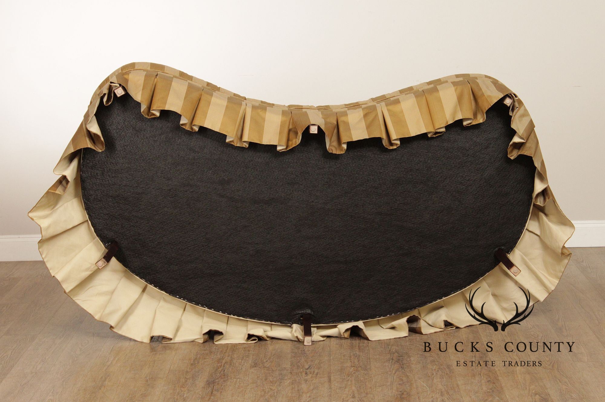 TRS Furniture Inc. Custom Upholstered Curved Back Sofa