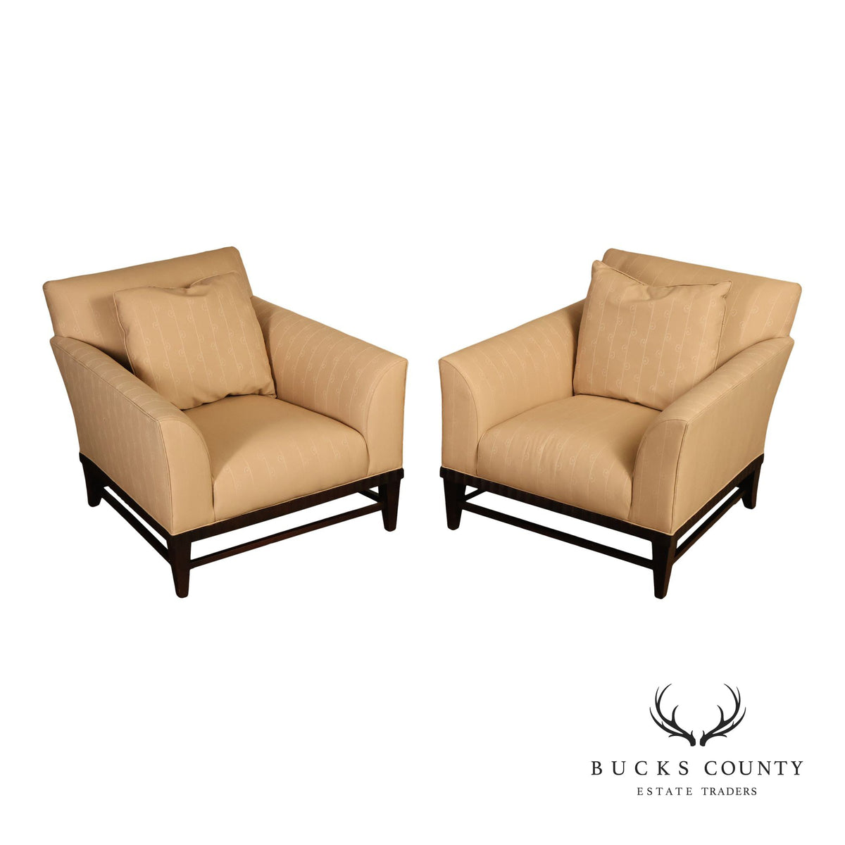 Baker Barbara Barry Pair of Club Chairs