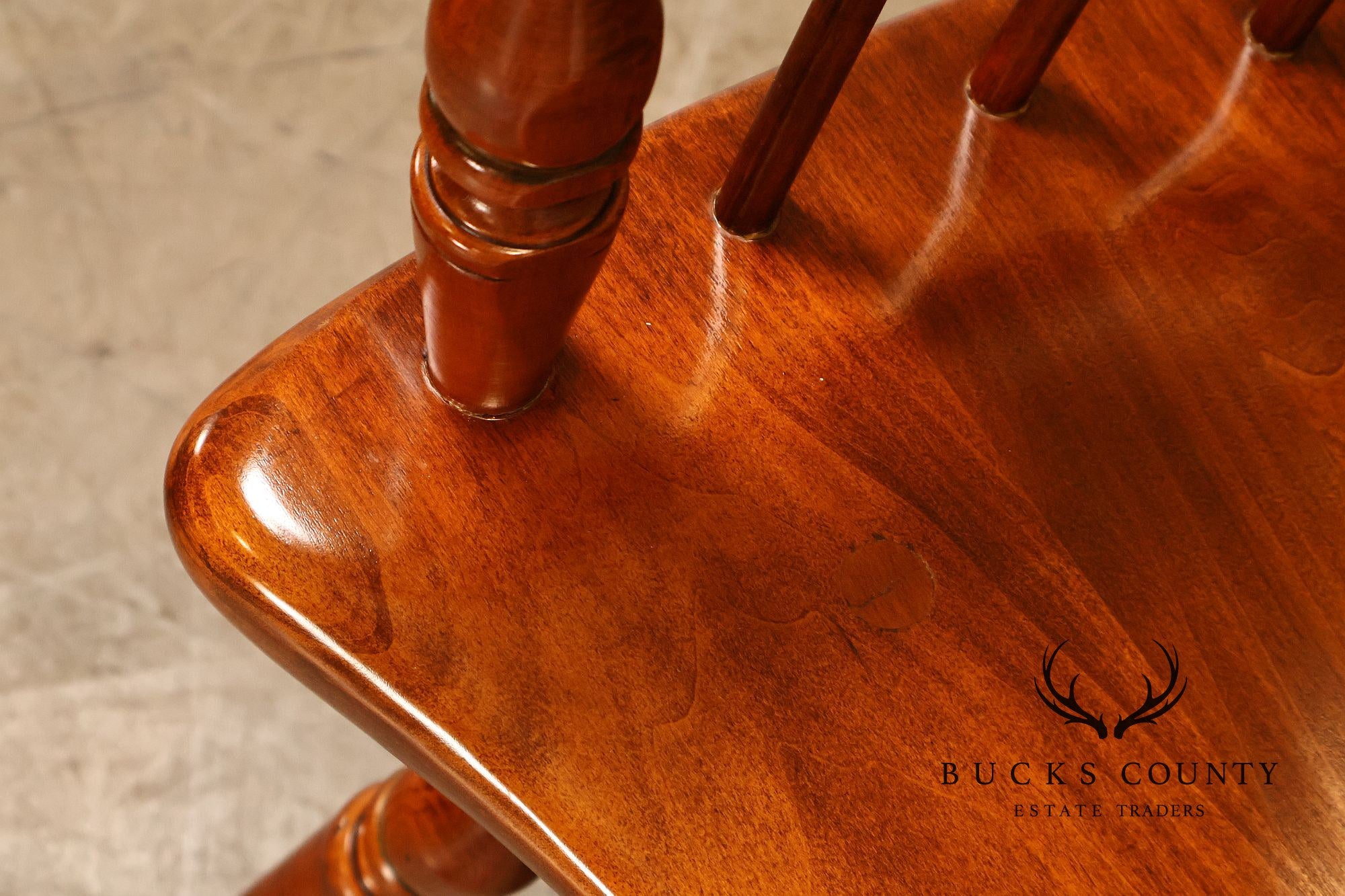 Frederick Duckloe Cherry Comb-Back Windsor Armchair