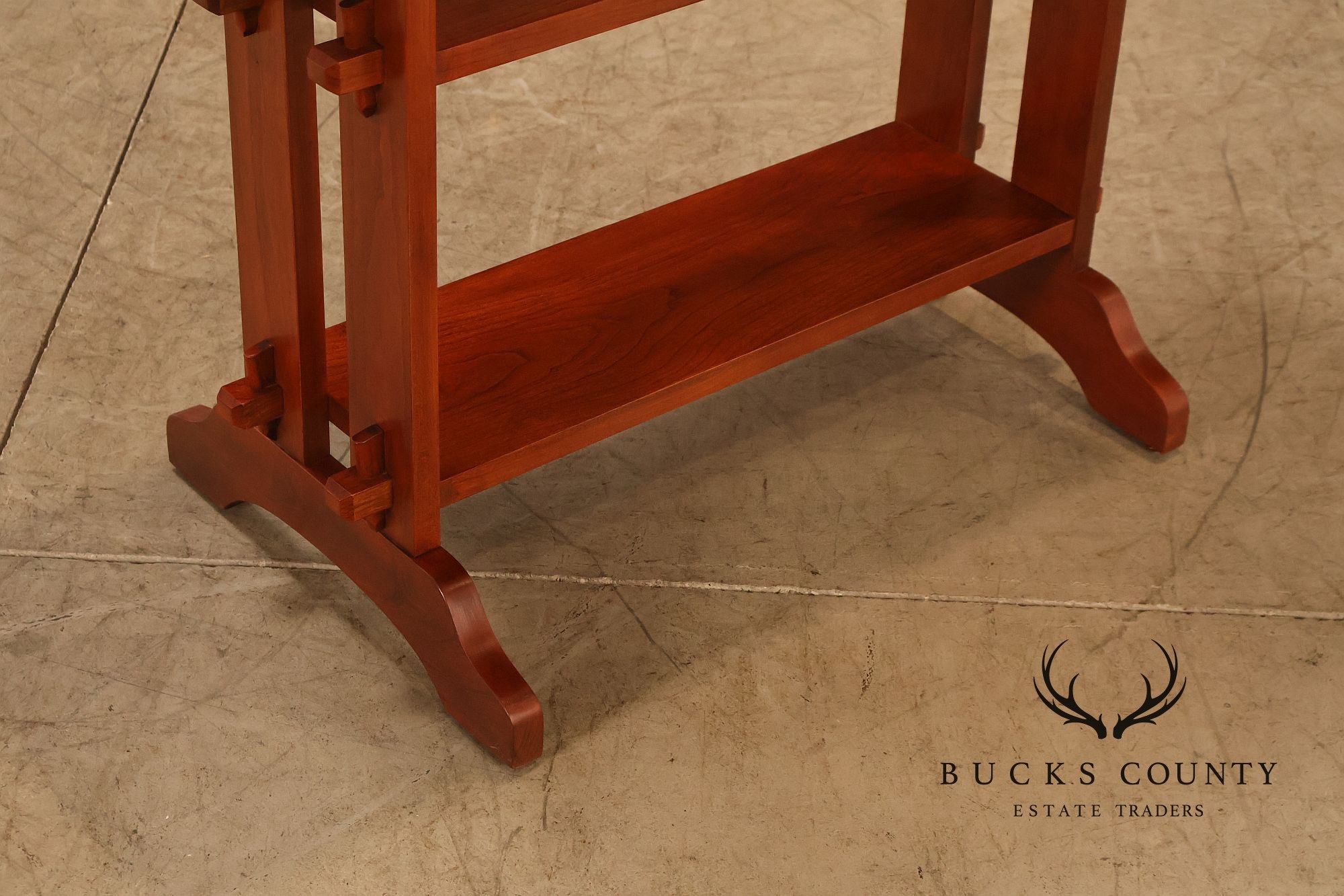 Stickley Mission Collection Pair of Cherry Roycroft Little Journeys Tables
