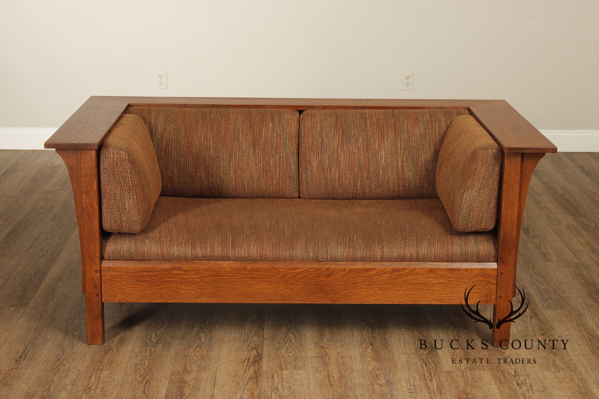Stickley Mission Collection Oak Prairie Loveseat