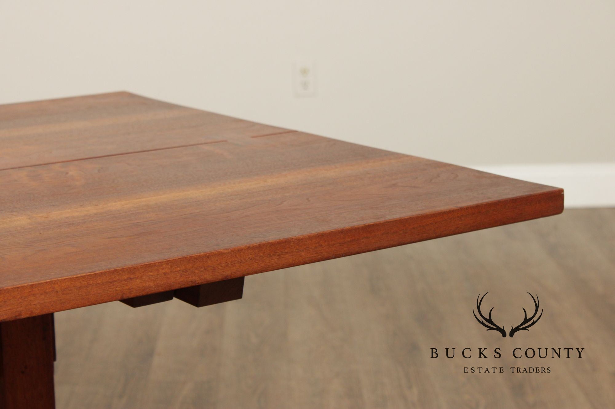 George Nakashima Walnut Trestle Trestle Dining Table Ca. 1962