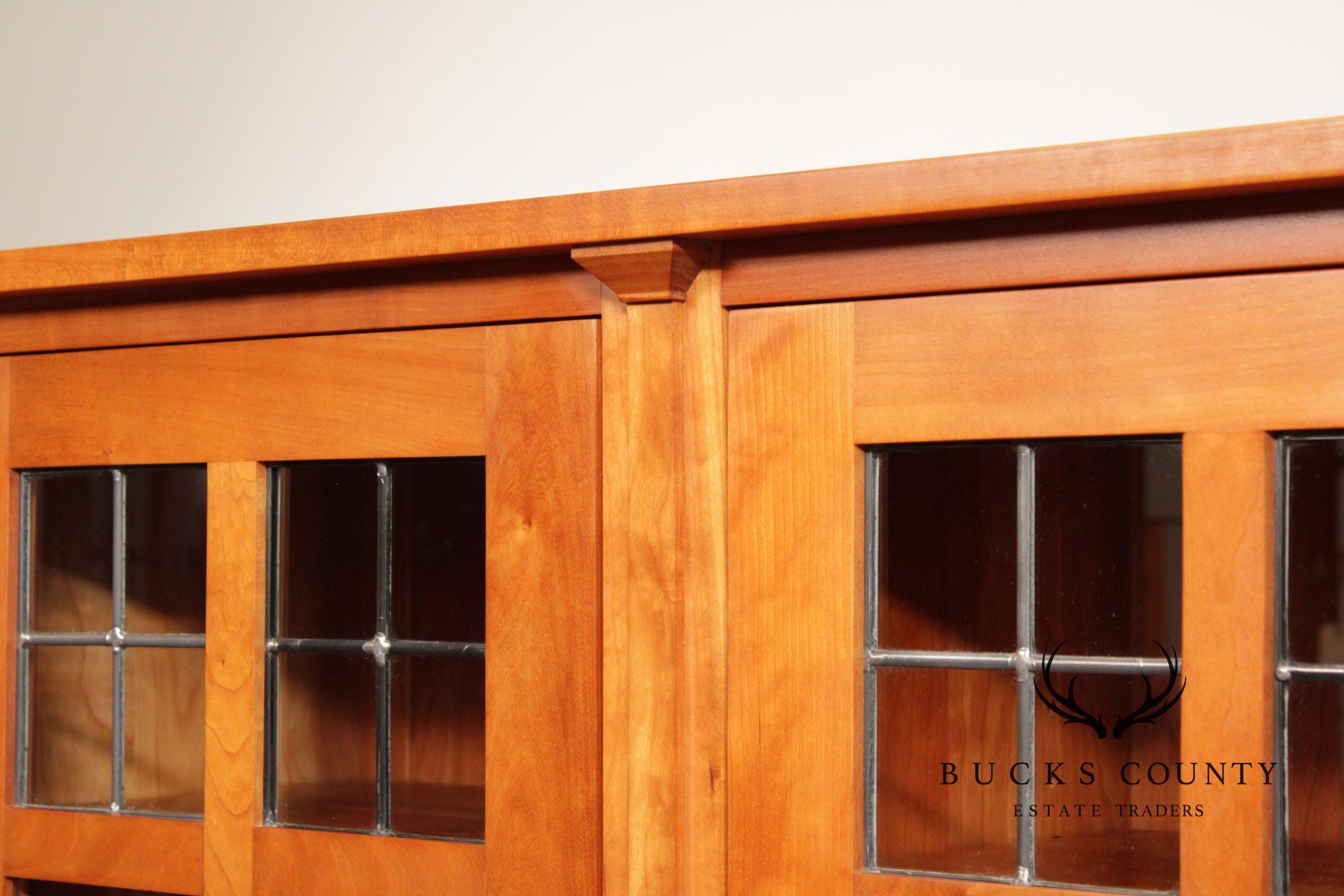 Stickley Mission Collection Cherry Double-Door Bookcase