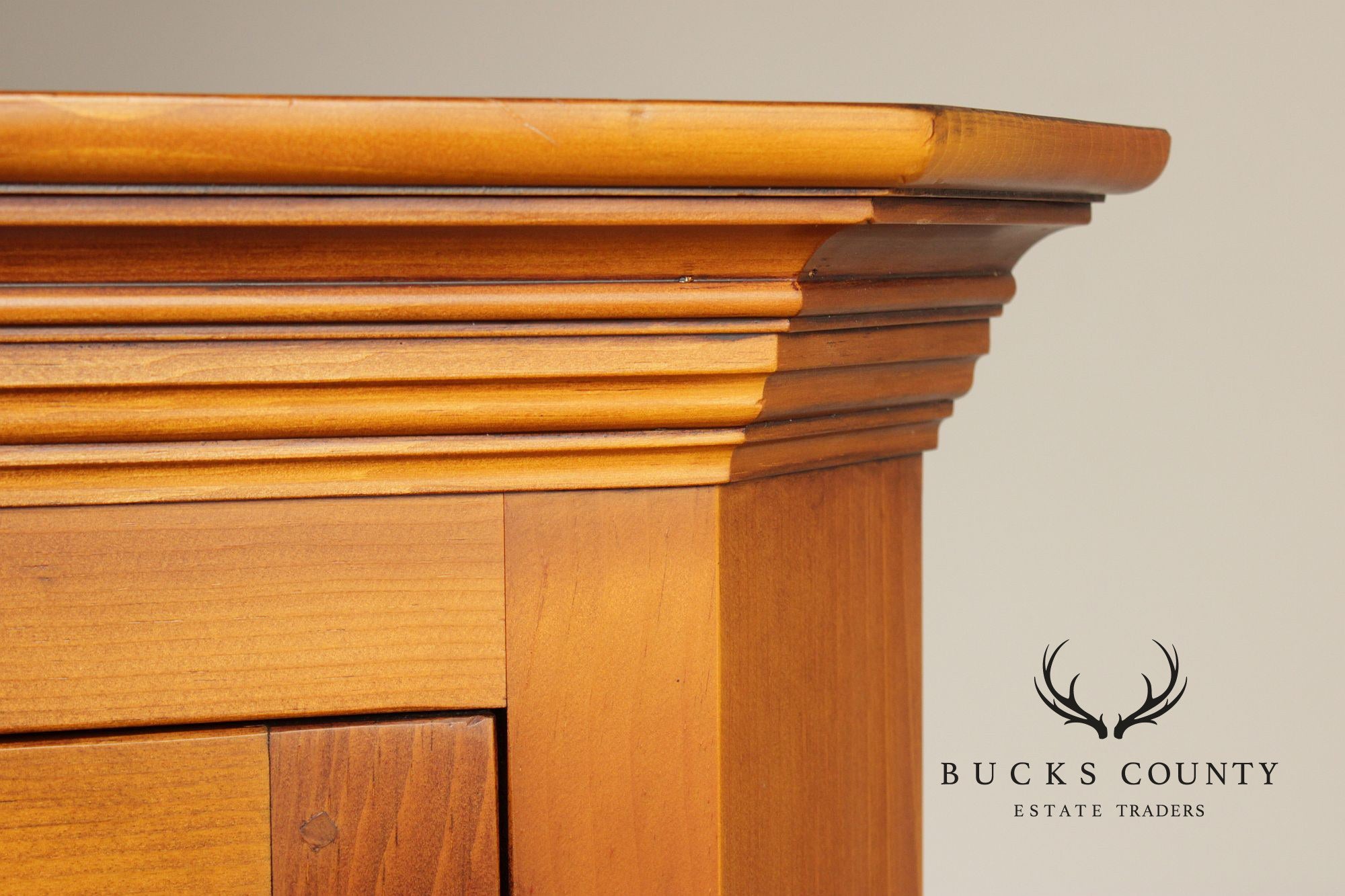 William Draper Country Pine Corner Cabinet