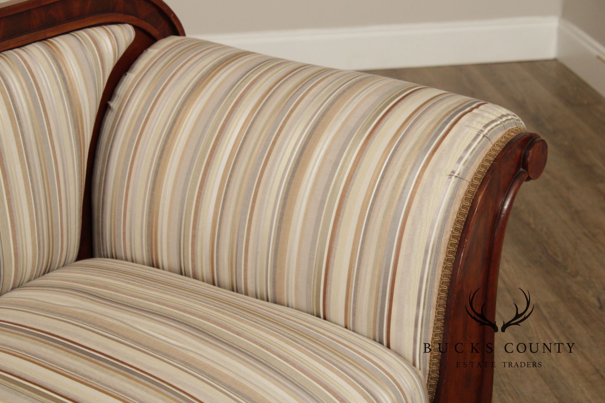 Antique 19th Century American Empire Mahogany Sofa