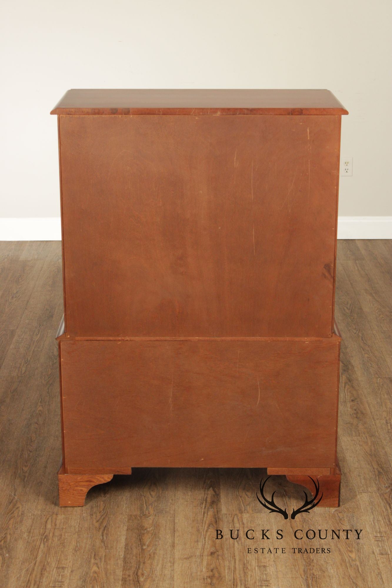 Pennsylvania House Chippendale Style Cherry Chest on Chest