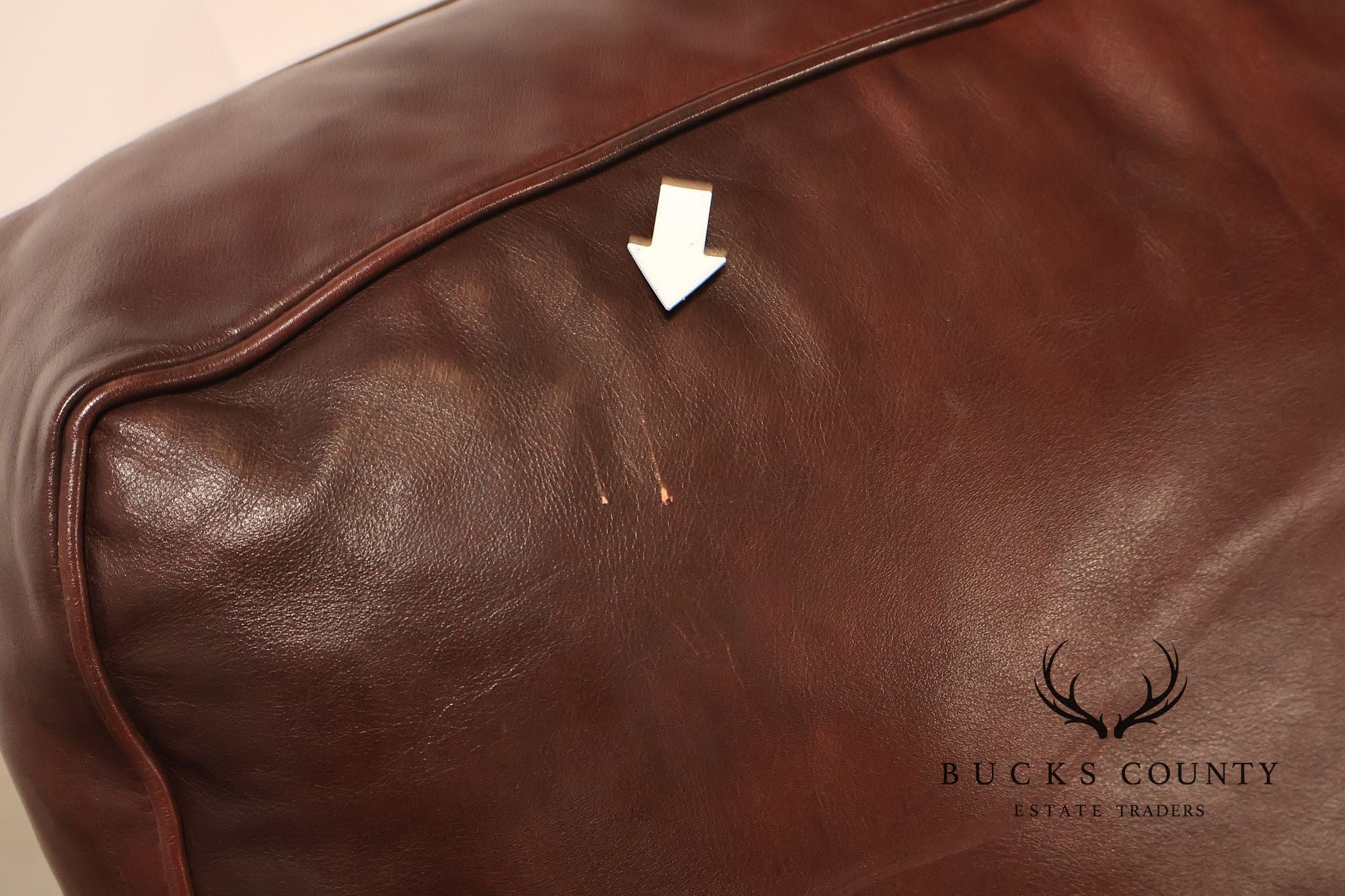 Hancock & Moore Traditional Leather Sofa