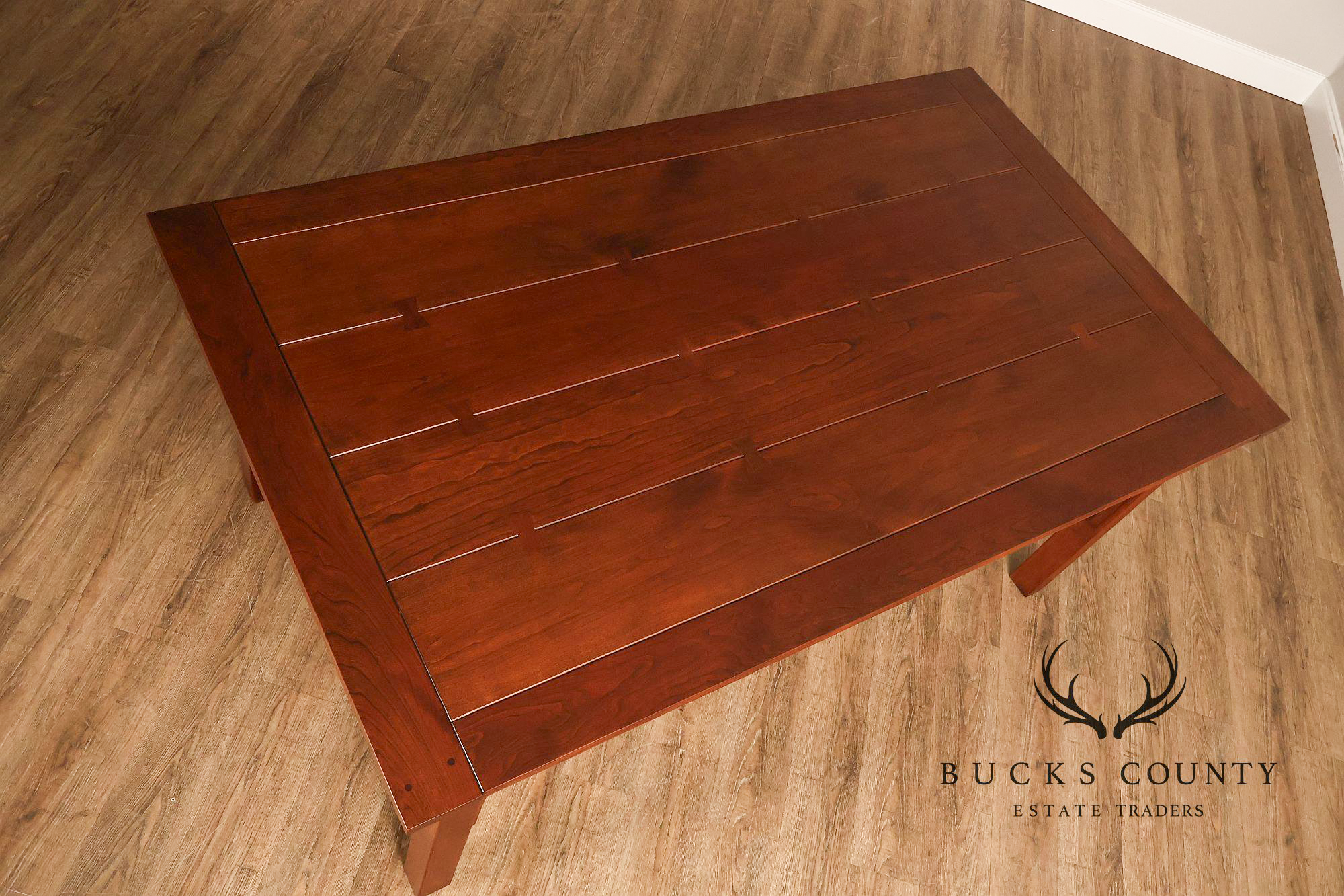 Stickley Mission Collection Cherry Extendable Dining Table