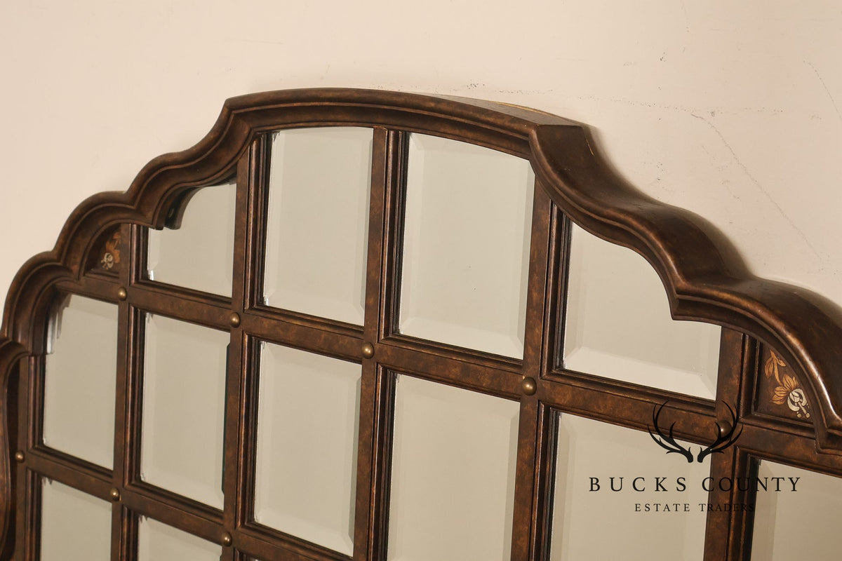 John Widdicomb British India Large Beveled Panel Wall Mirror