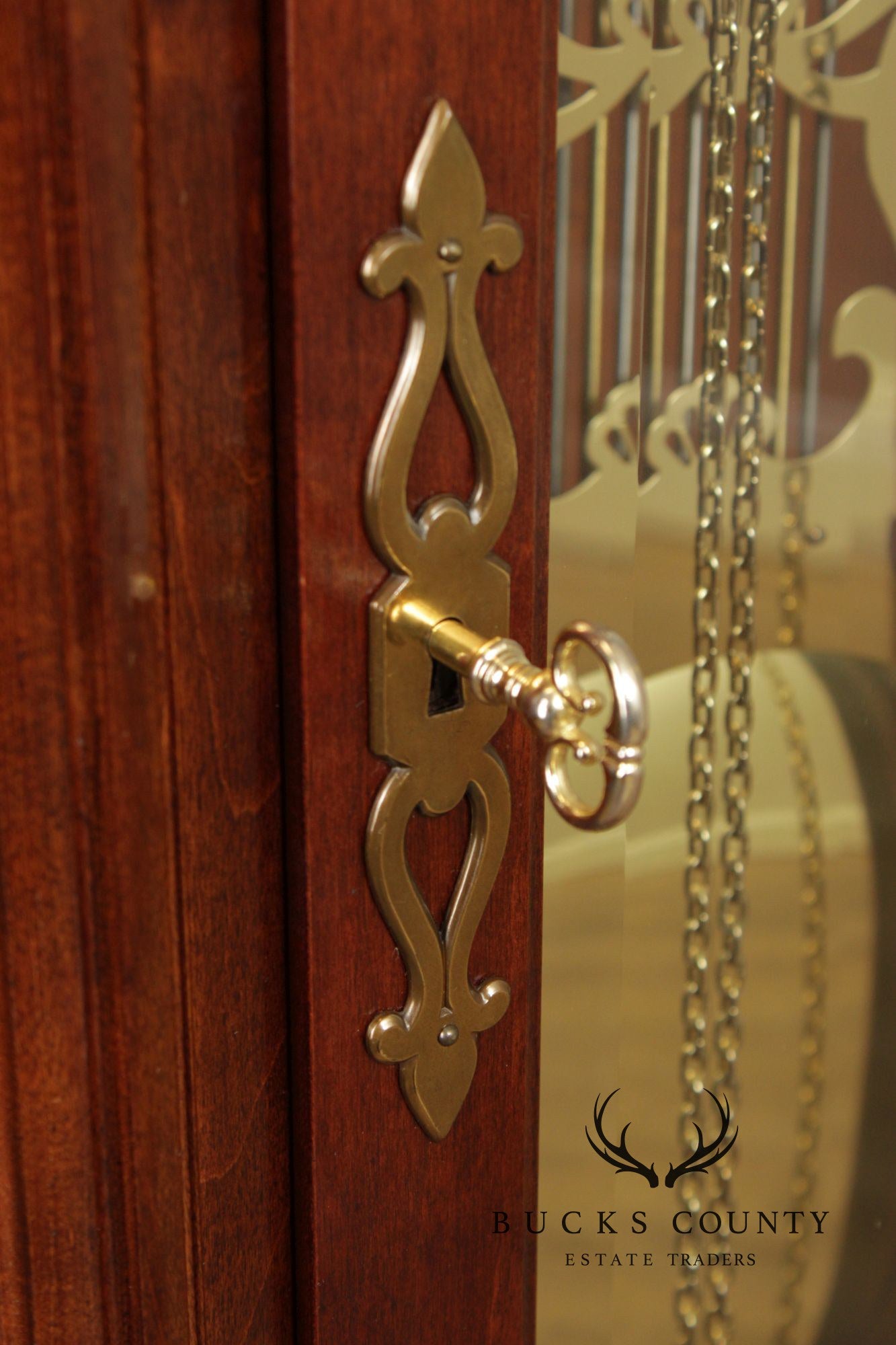 Ridgeway Georgian Style Tall Case Grandfather Clock