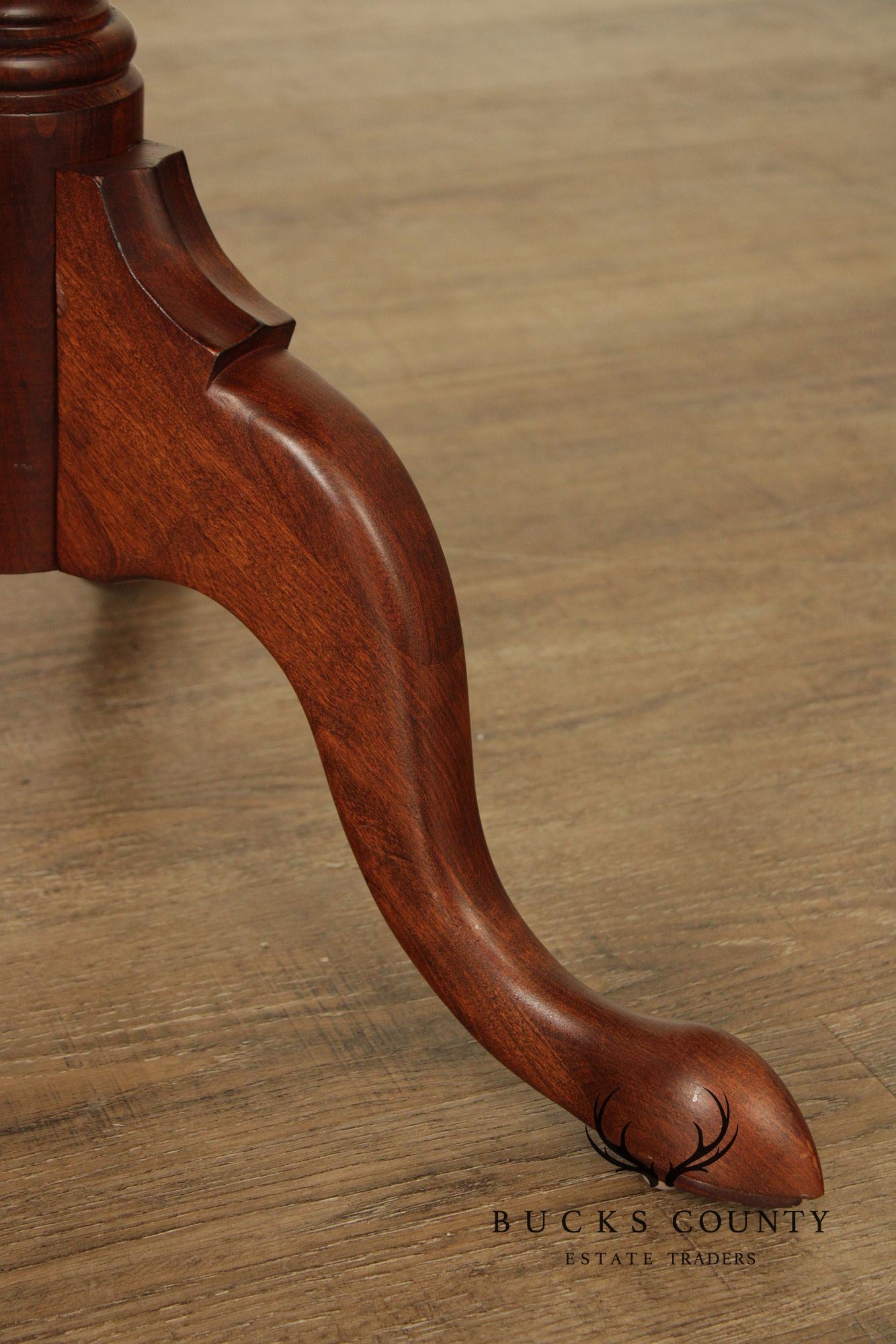 Pennsylvania House Chippendale Style Round Cherry Side Table