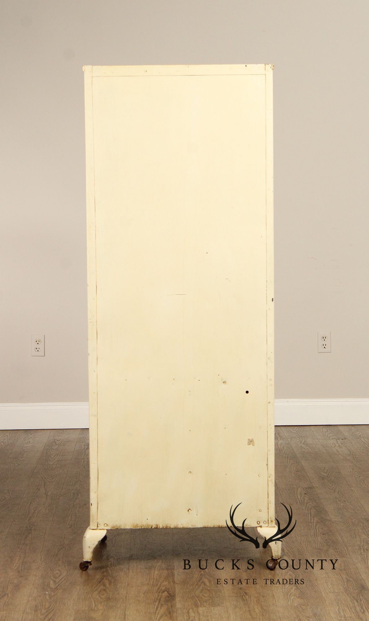Vintage Enameled Steel Medical Cabinet