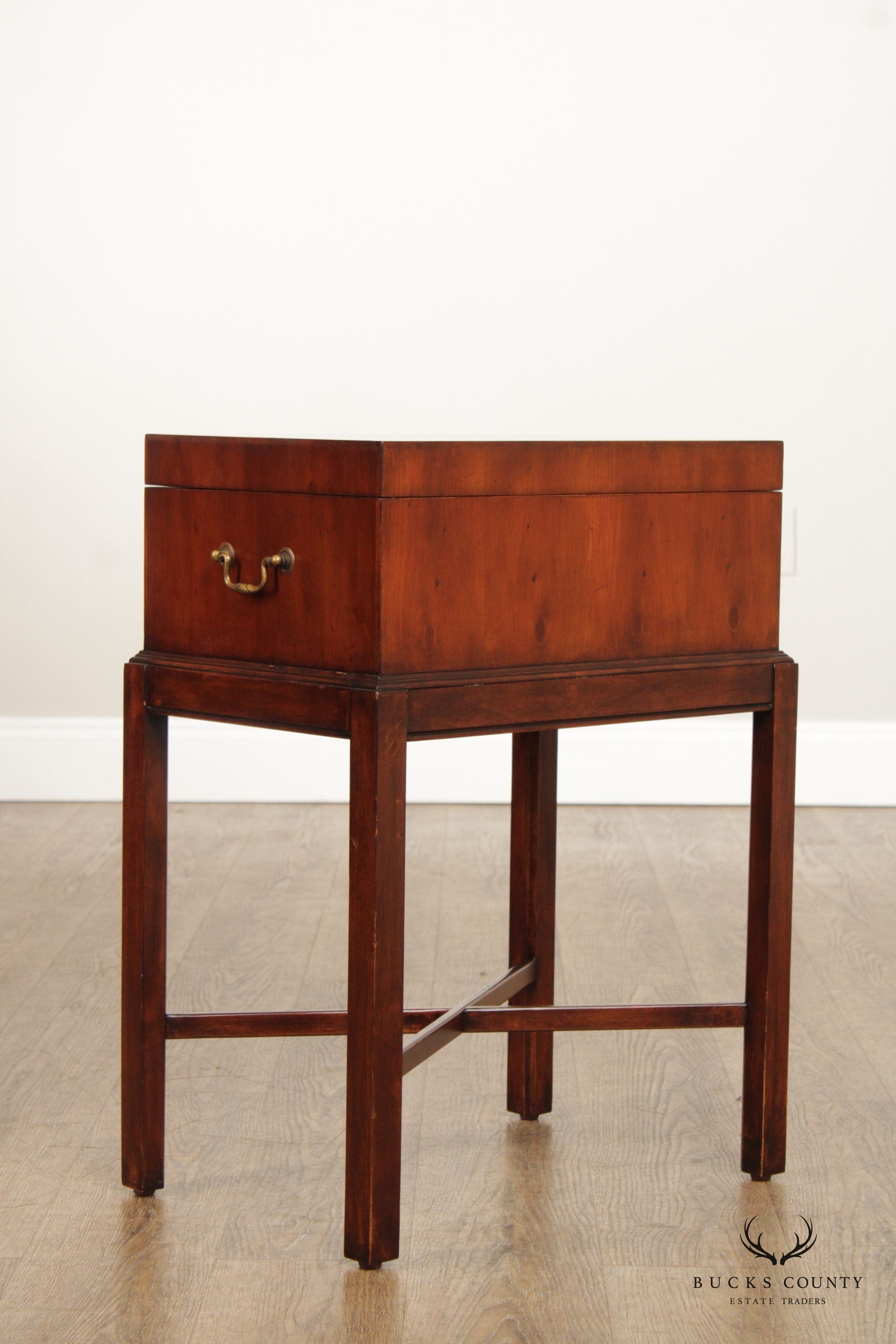 Ethan Allen Chippendale Style Box on Stand