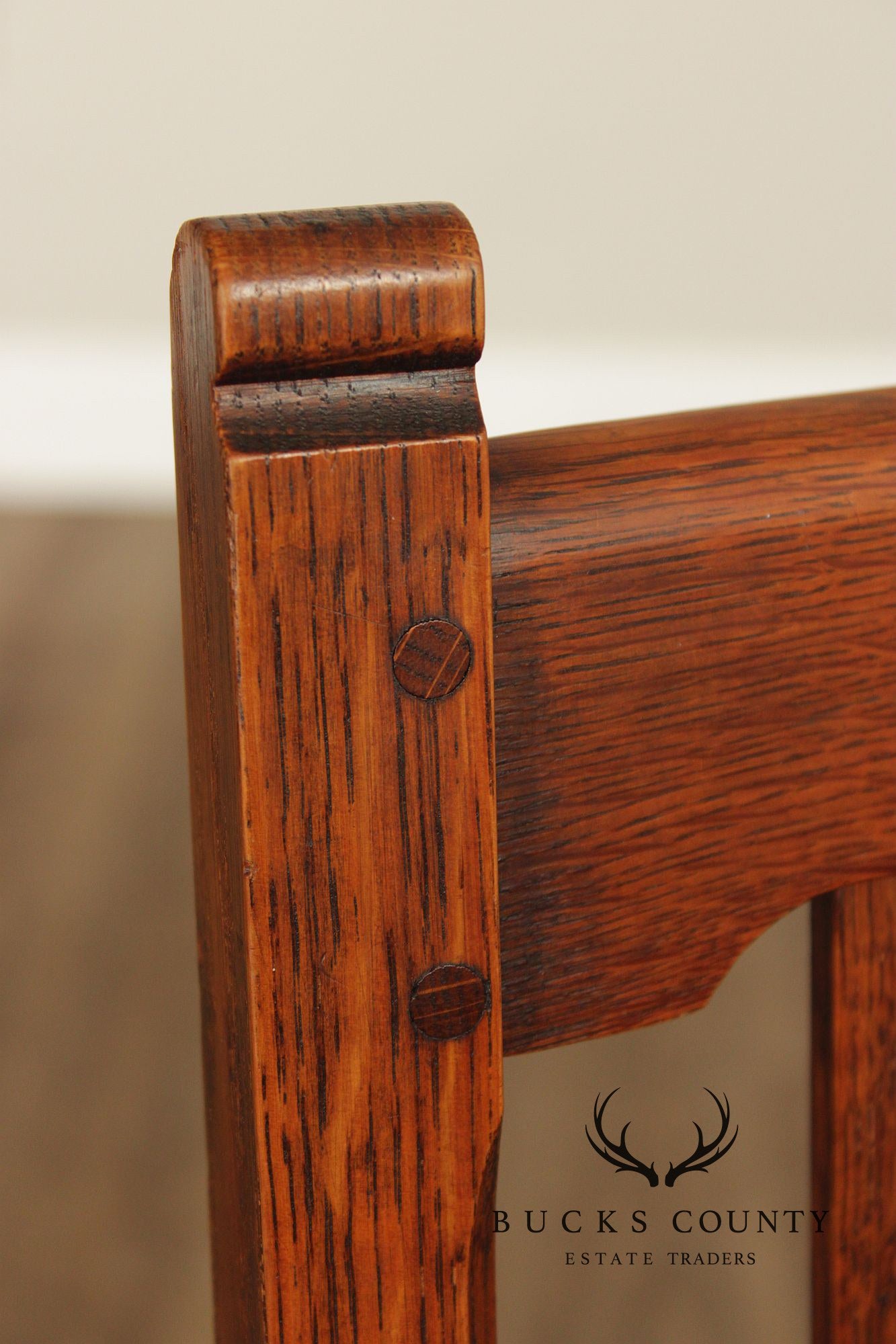 Charles Limbert Antique Mission Oak Desk Chair