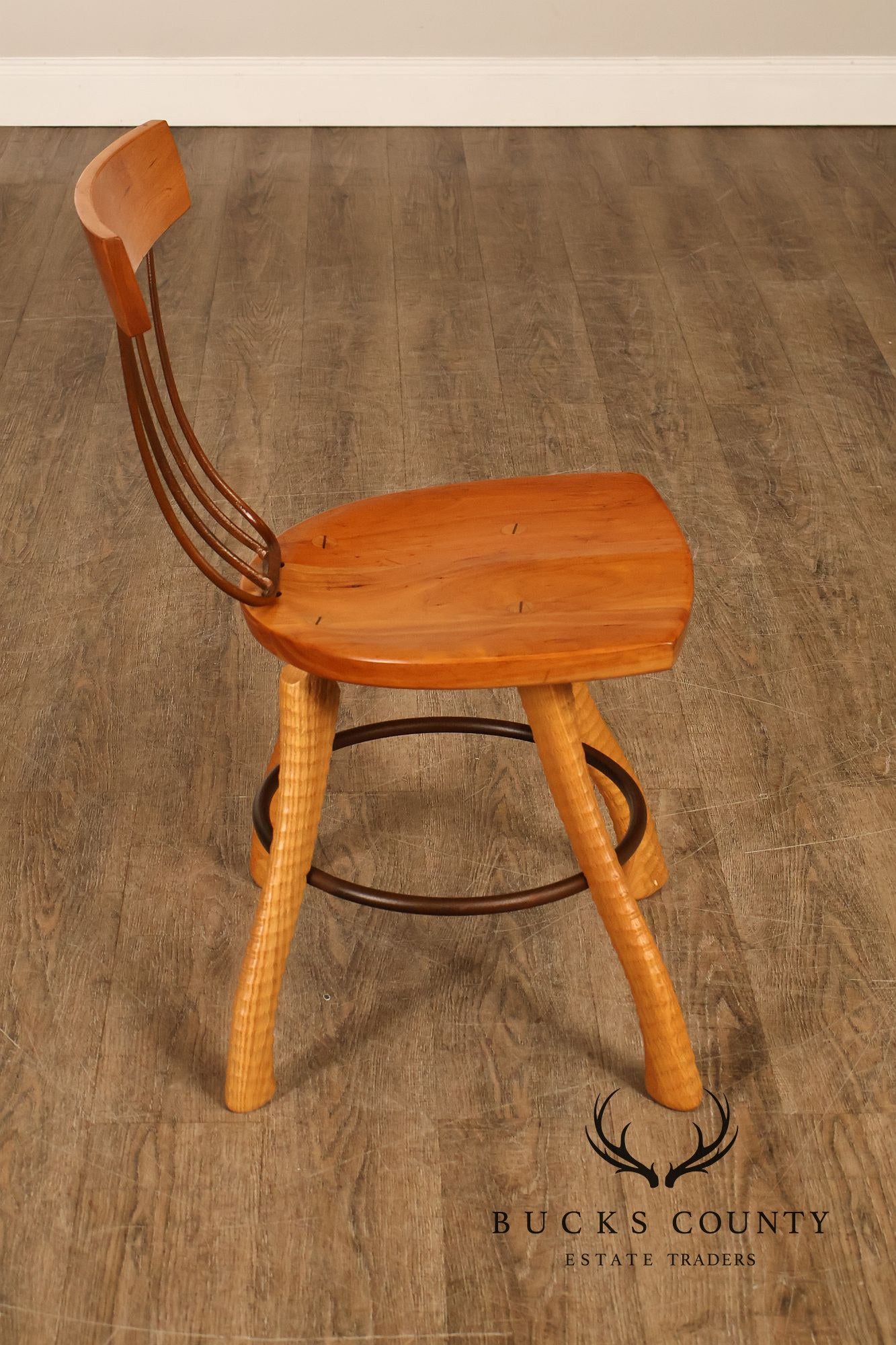 Bradford Woodworking Pair of Pitchfork Side Chairs