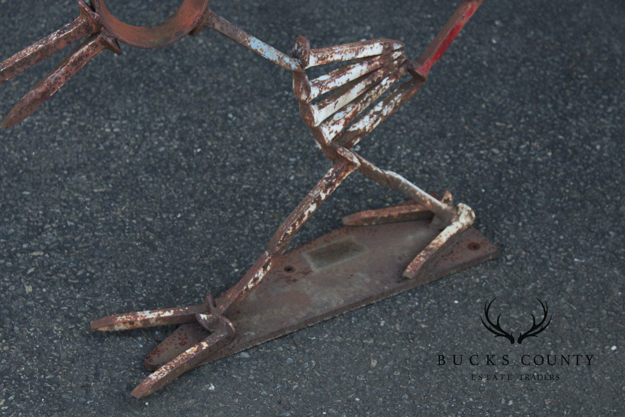 Industrial Metal Road Runner Sculpture Garden Statue