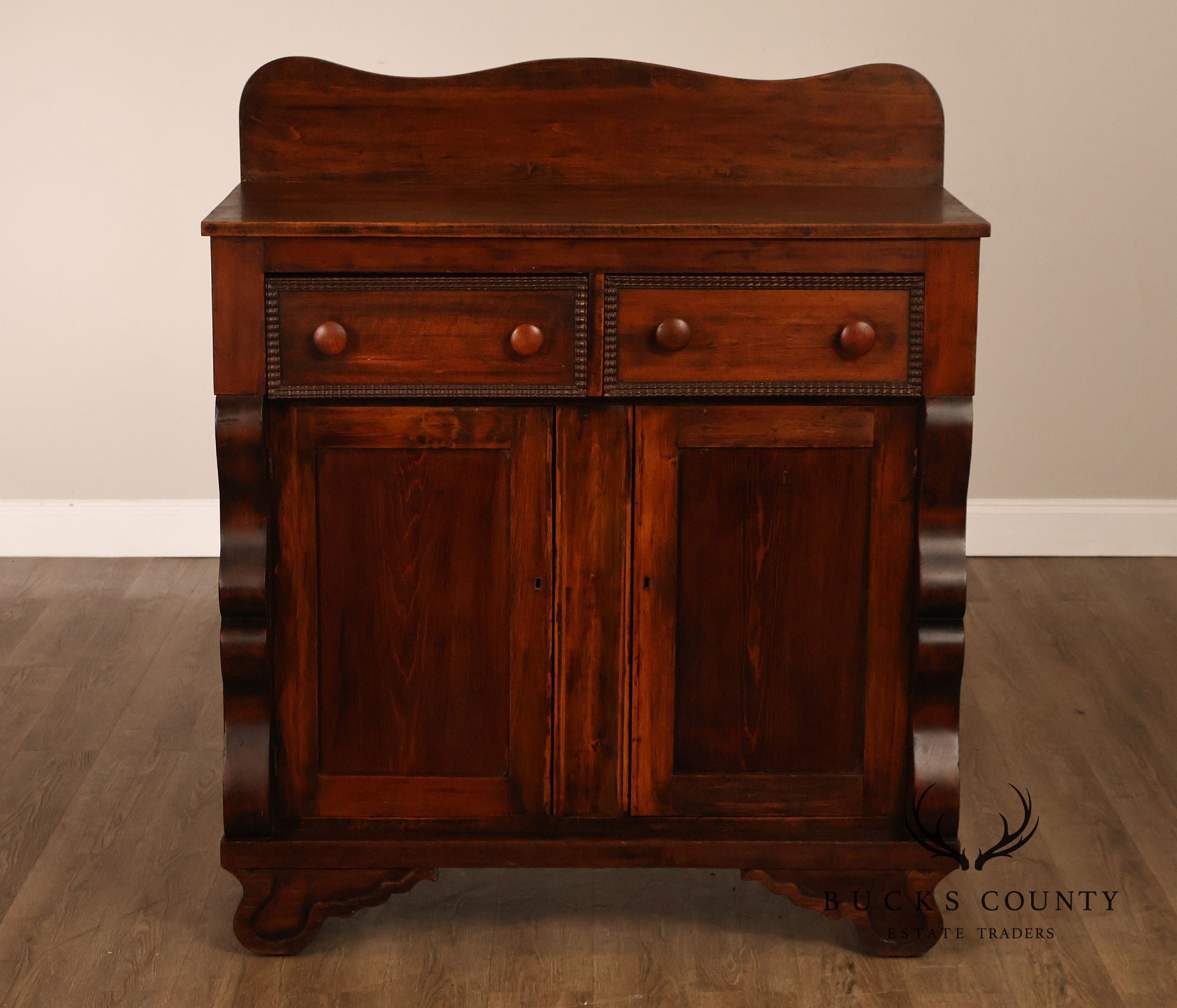 Antique American Empire Softwood Jelly Cupboard