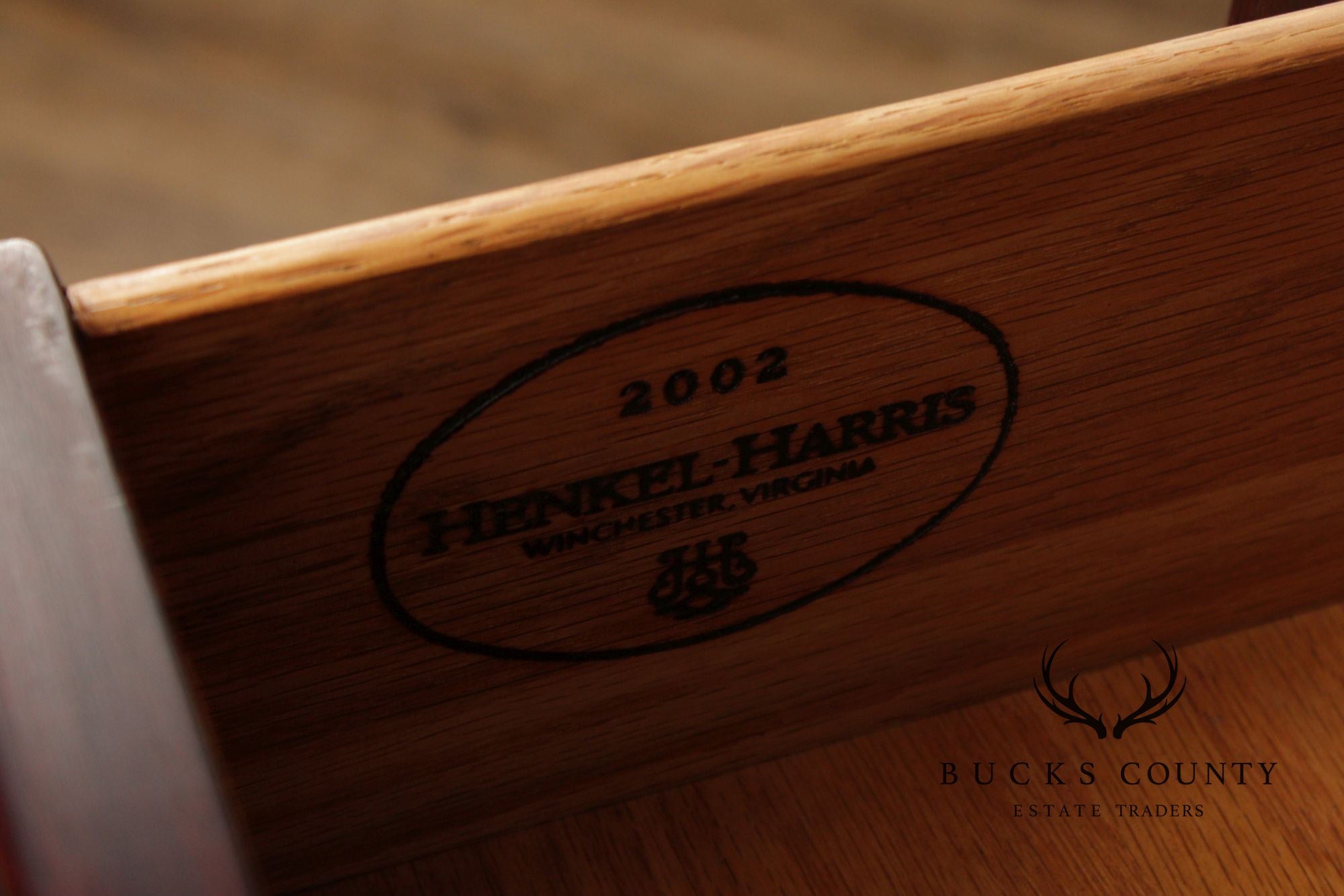 Henkel Harris Mahogany Bombe Armoire Cabinet
