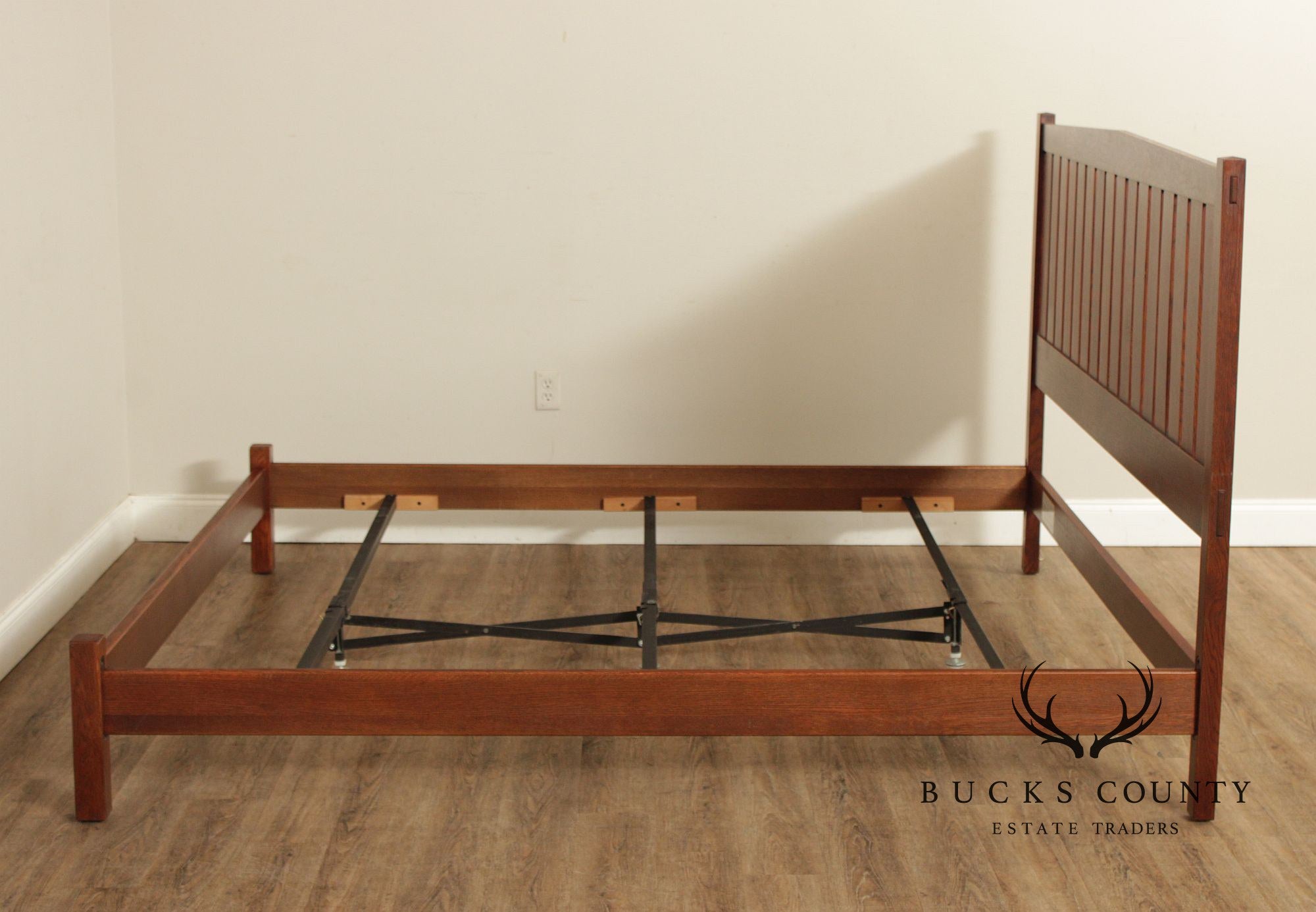 Stickley Mission Collection Oak King Size Bed