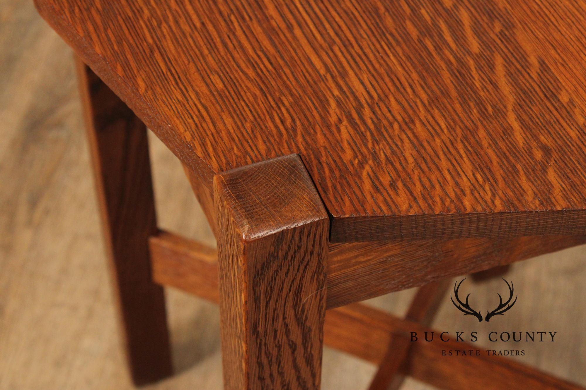 Stickley Brothers Antique Mission Oak Lamp Table