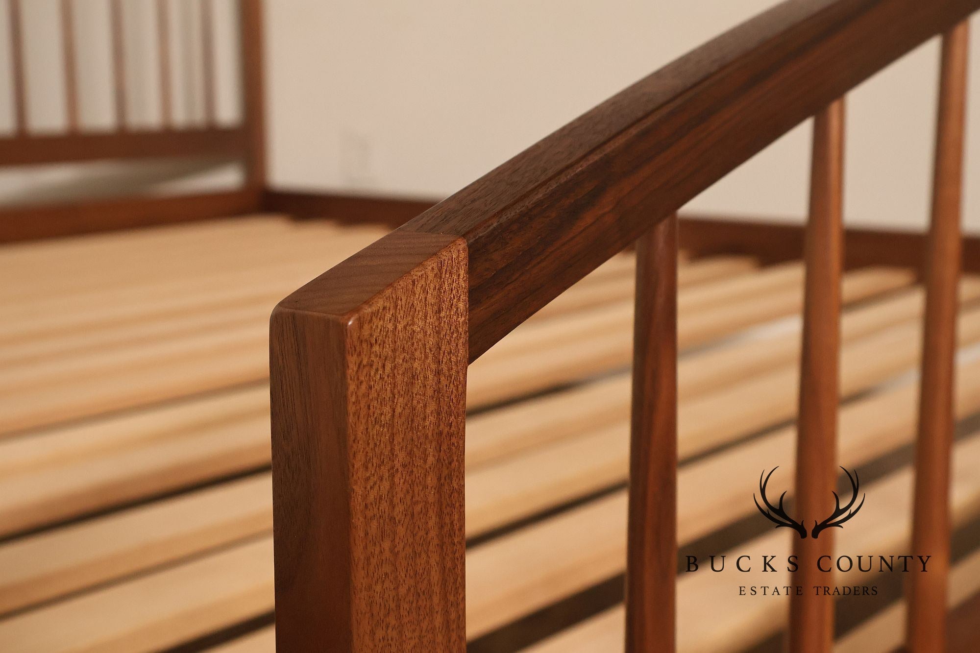 Chilton Burnett Spindle Walnut King Bed