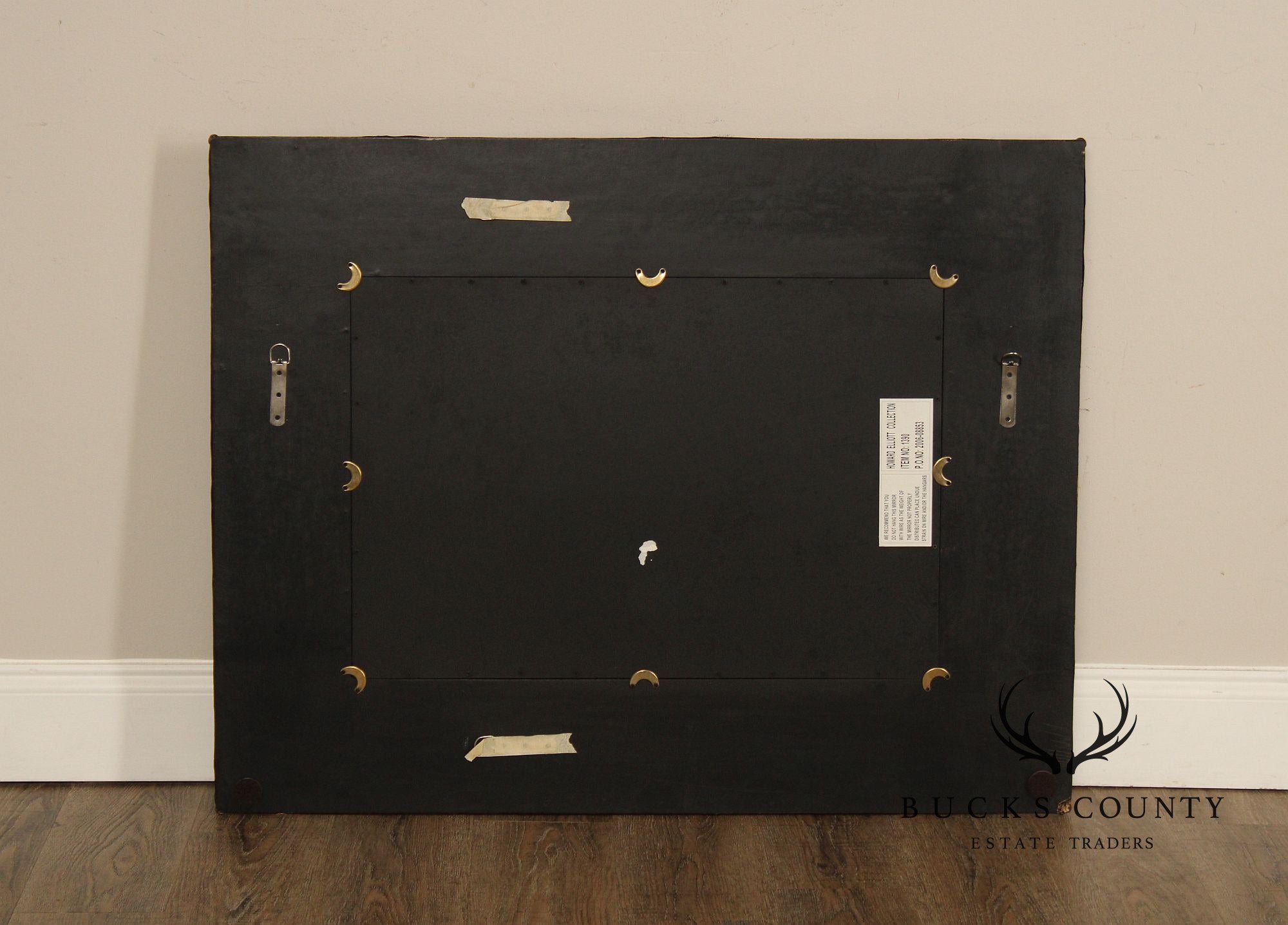 Howard Elliot Collection Chased Embossed Metal Wall Mirror