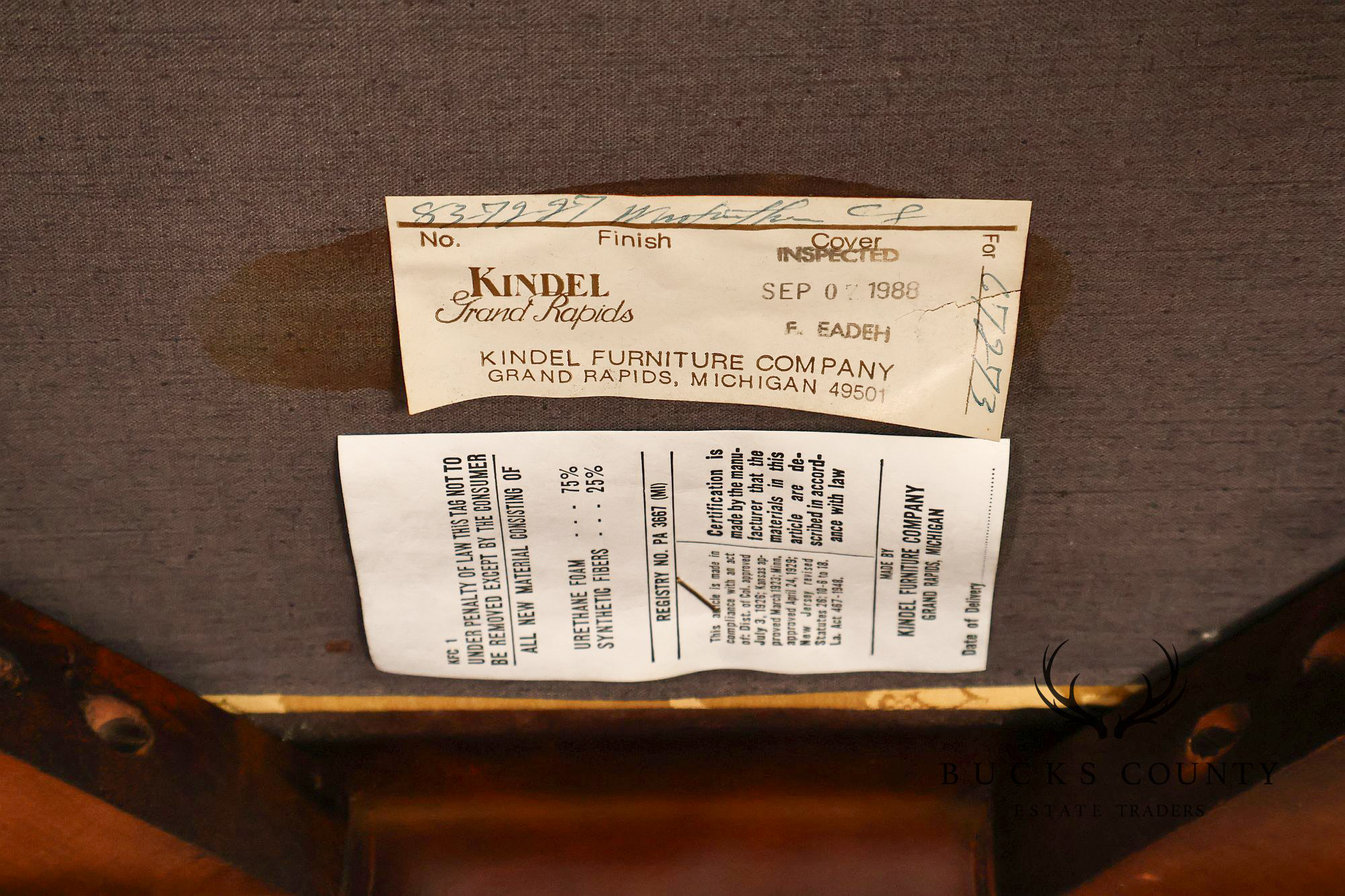 Kindel Winterthur Collection Set of Four Carved Dining Chairs