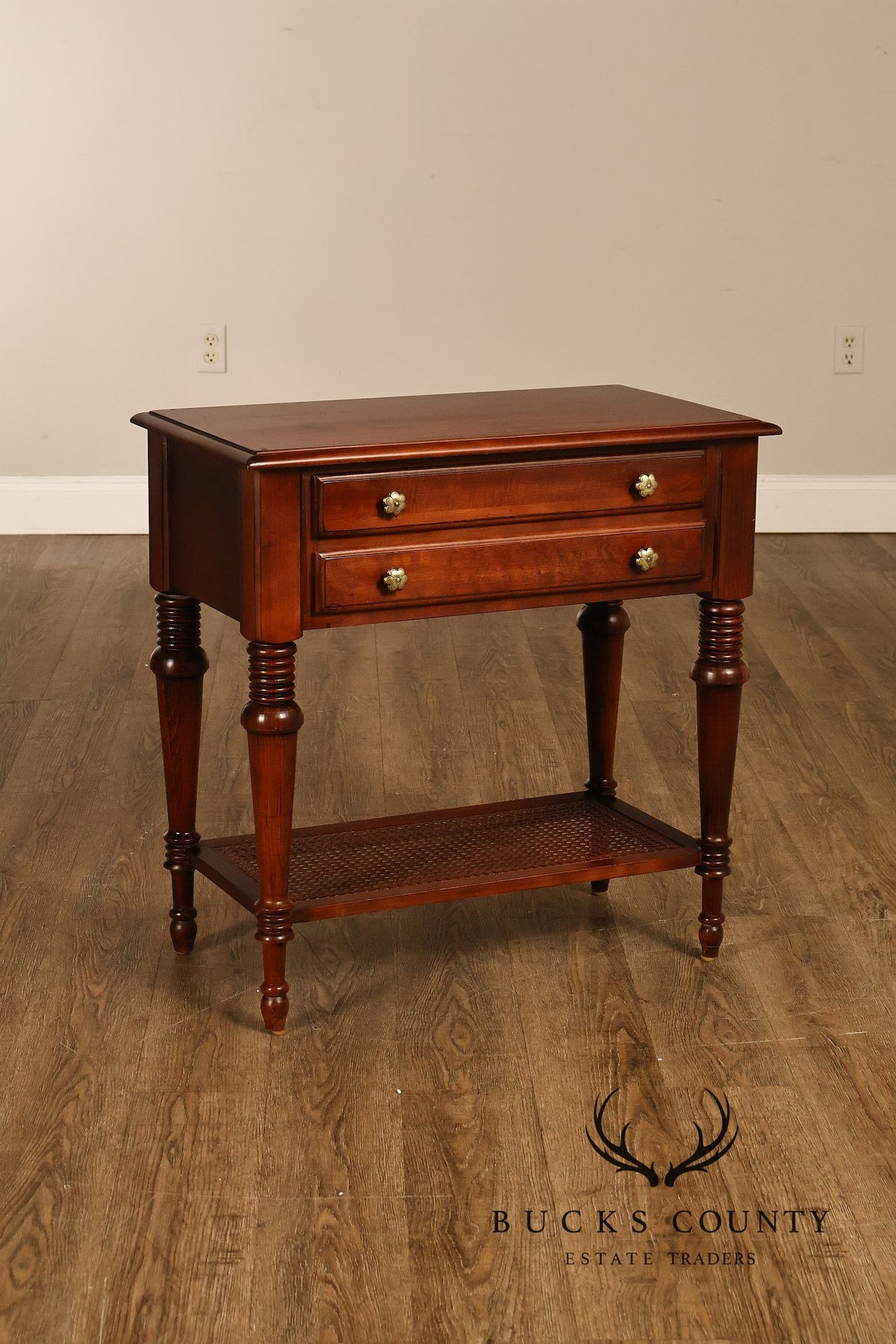Ethan Allen British Classics Pair Of Two-Drawer Nightstands